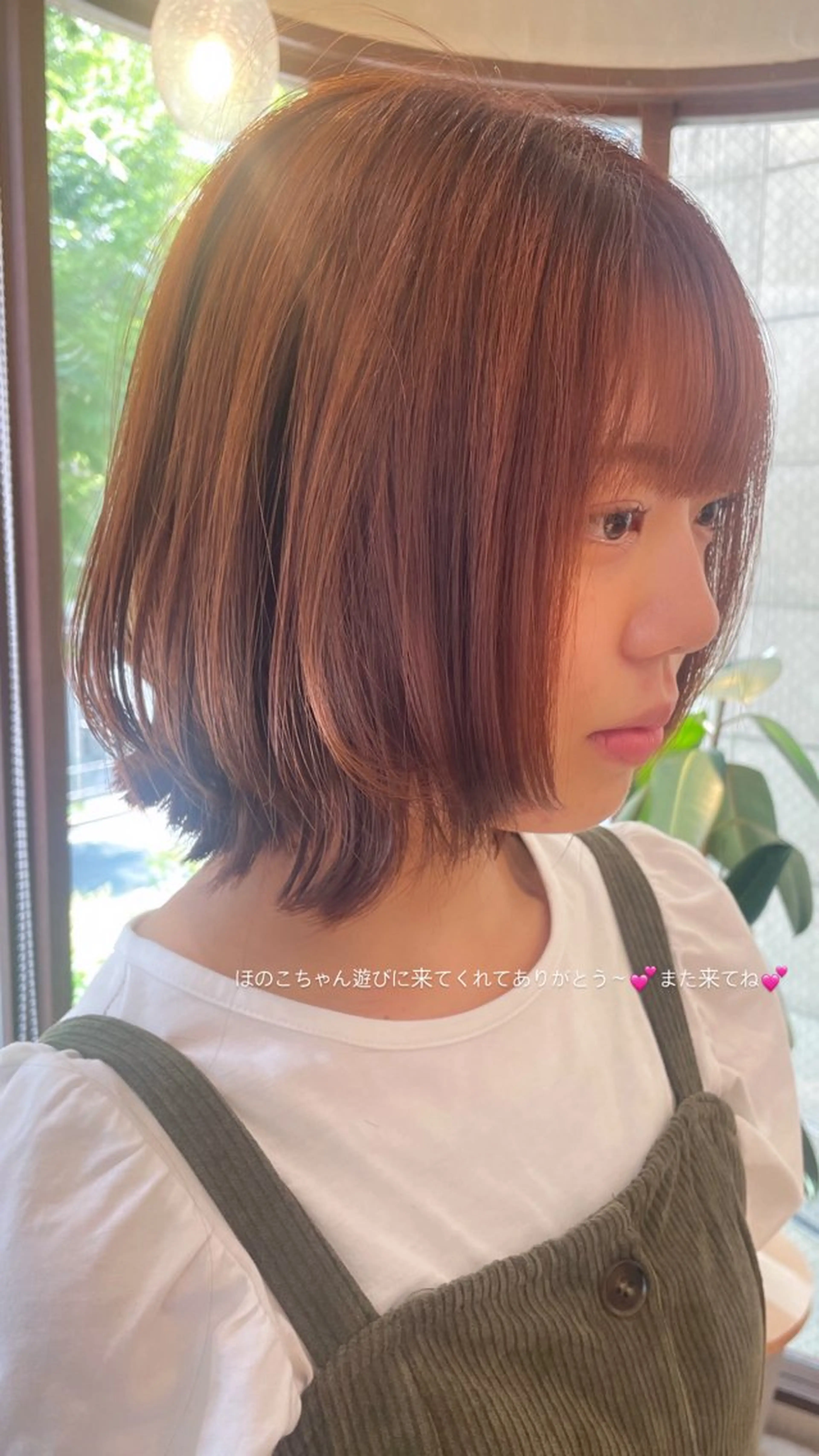 ミディアム カラー カット ヘアカラー ショート✂︎ ゆるパーマKANOのヘアスタイル