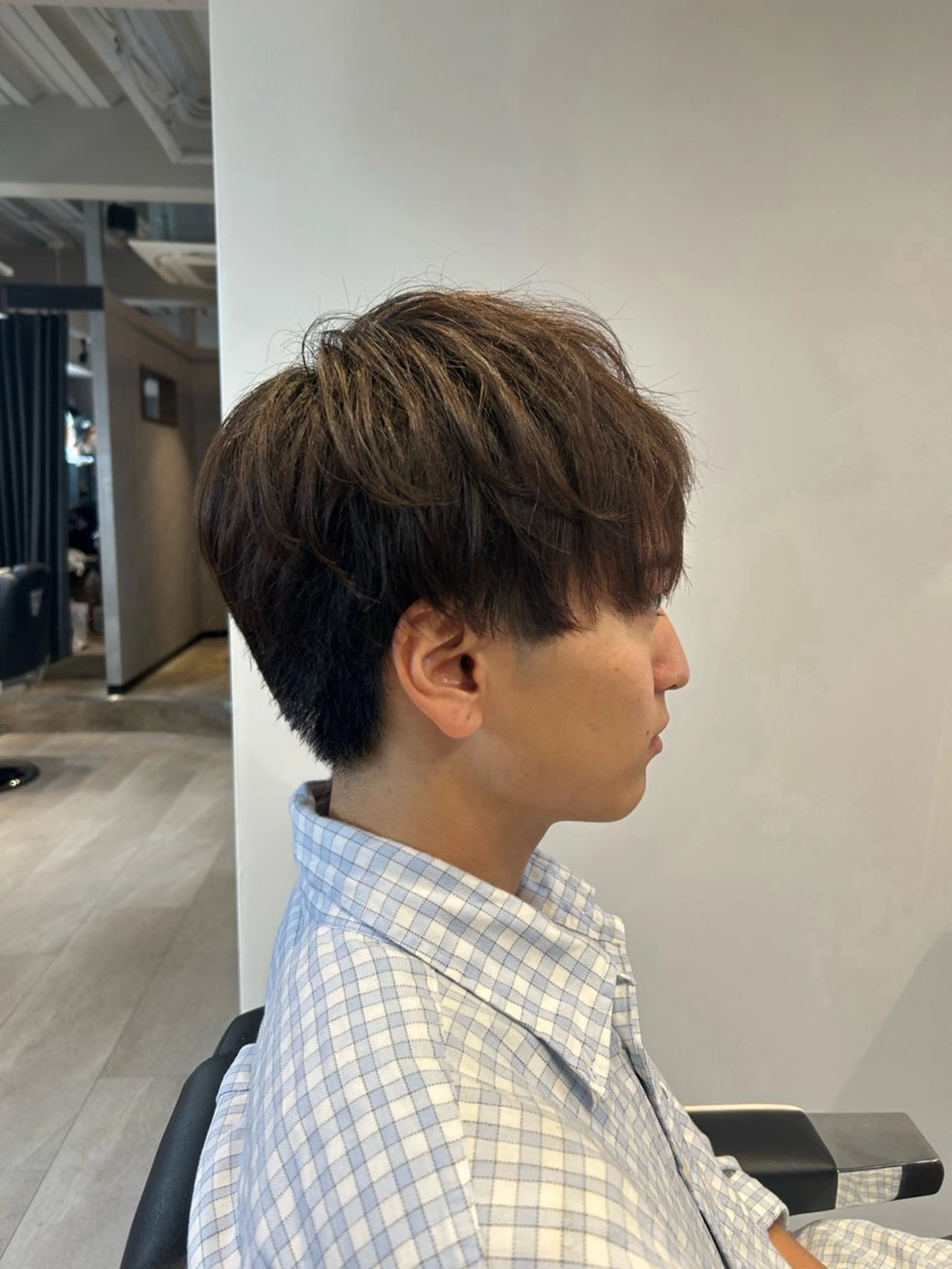 ショート カラー メンズ カット SYUYA/パーマ/ マッシュスタイル特化のヘアスタイル