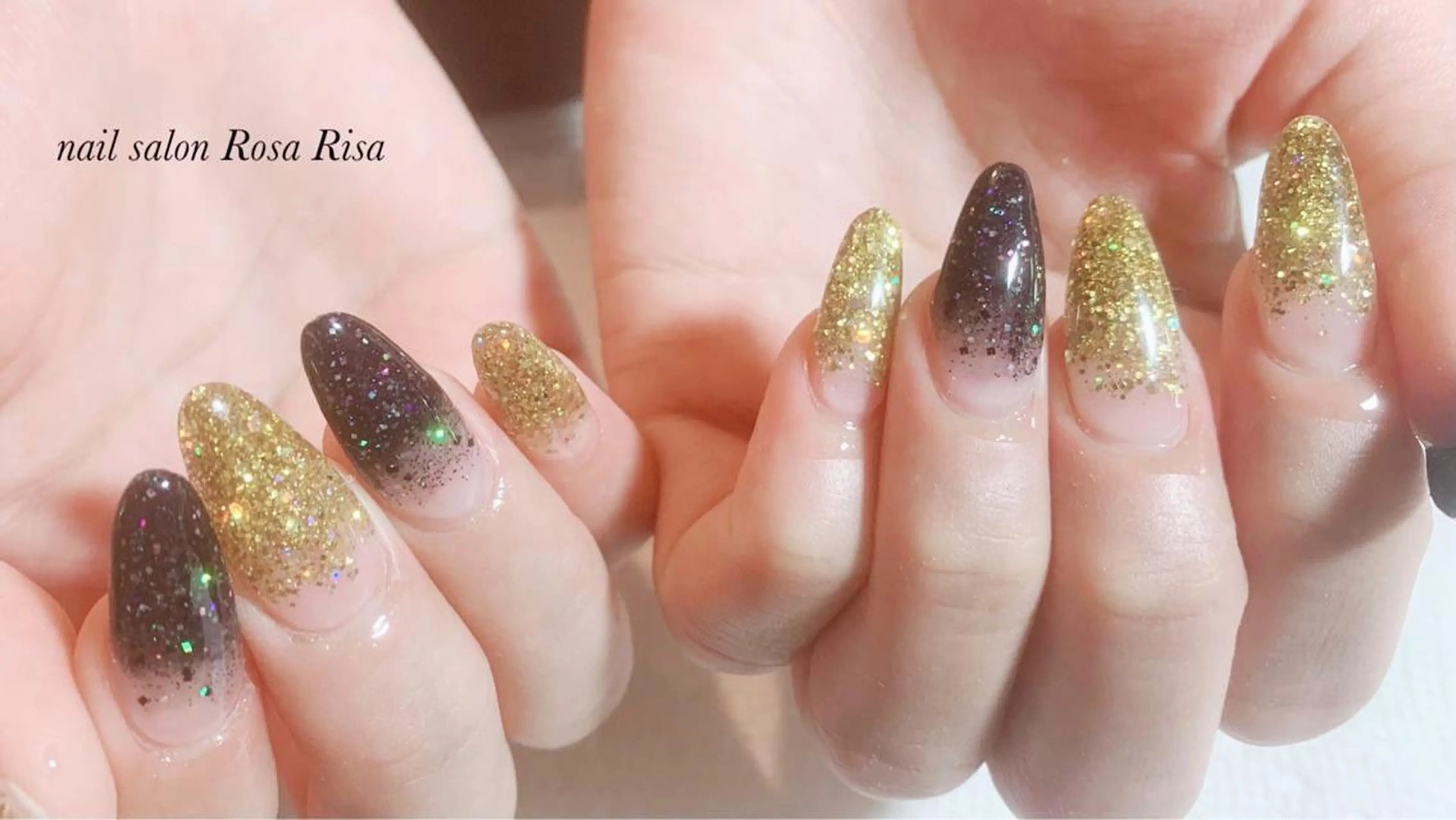 ロング ネイル ハンドネイル ネイルスタジオ シェイクユアハンズのネイルデザイン