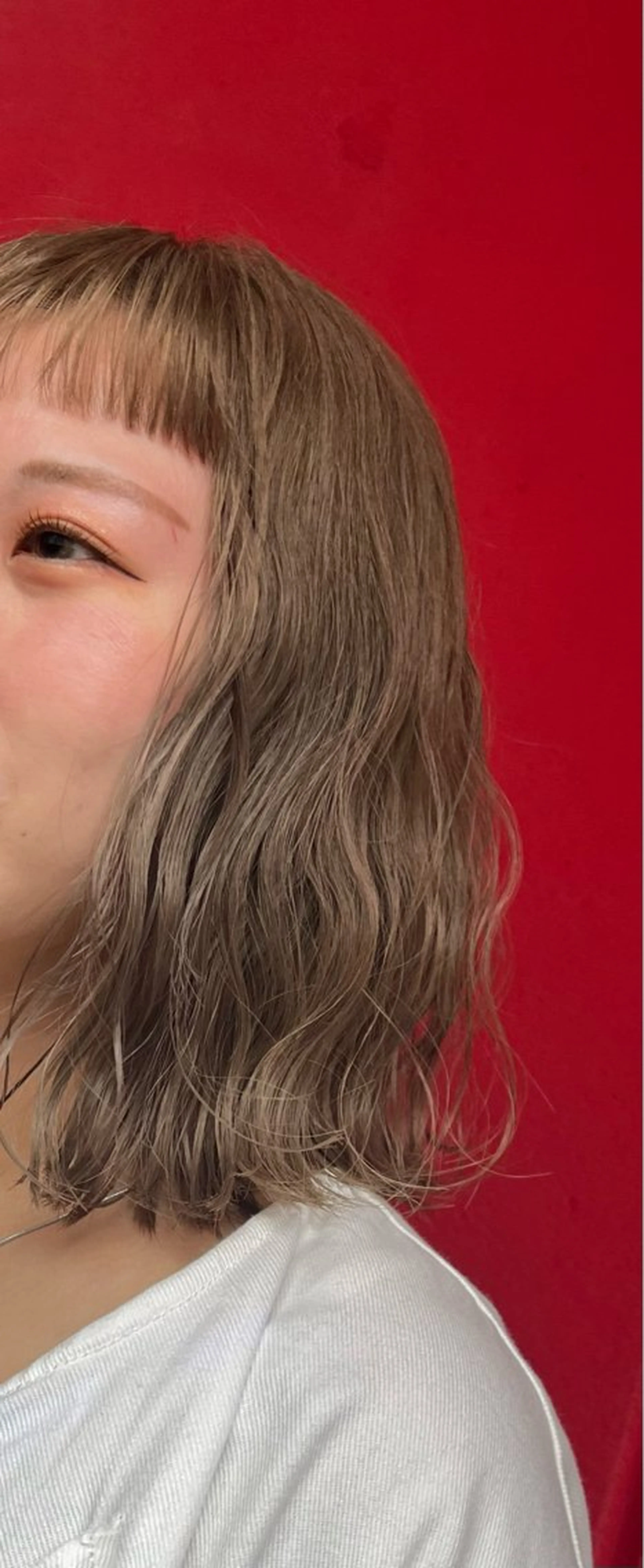 カラー ベージュカラー ヘアカラー ドアベルヘアリビング所属・加藤志保 🎗️🫧モデル募集のヘアスタイル