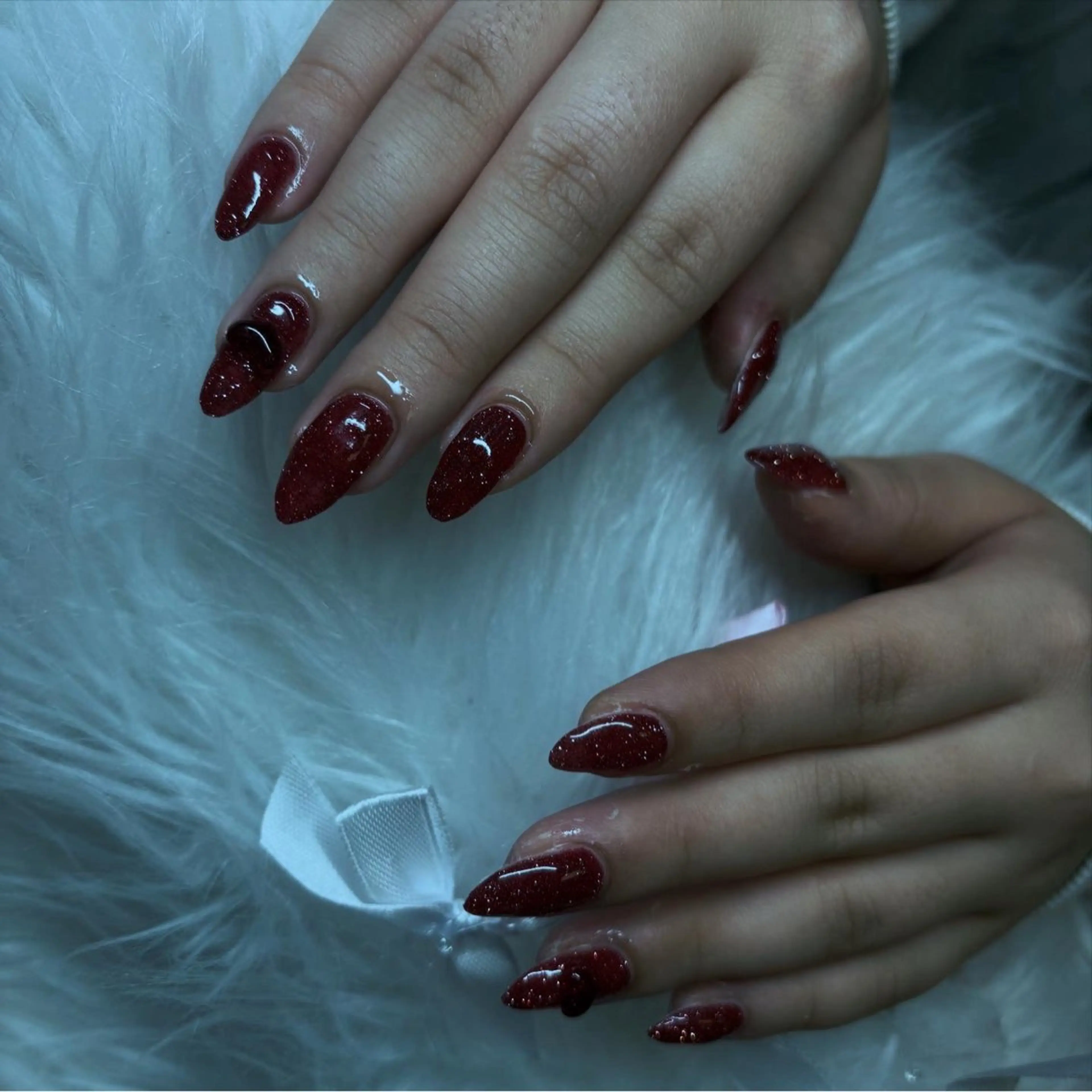 ネイル 長さ出し 持ち込み 冬ネイル ハンドネイル vante_aimi .パラジェル取扱店のネイルデザイン