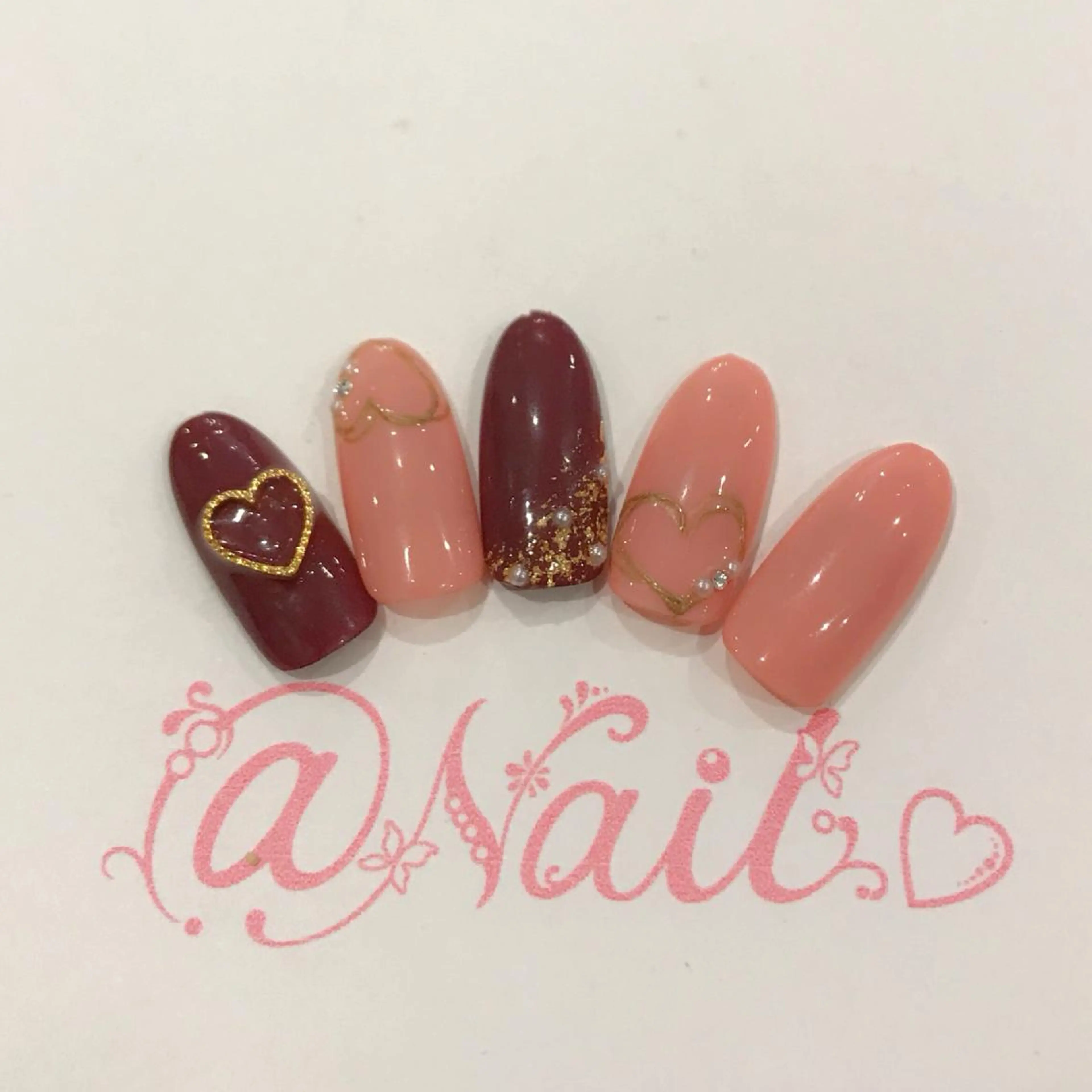 ネイル アートネイル フットネイル ジェルネイル 持ち込み スカルプネイル 小尾 栞のネイルデザイン