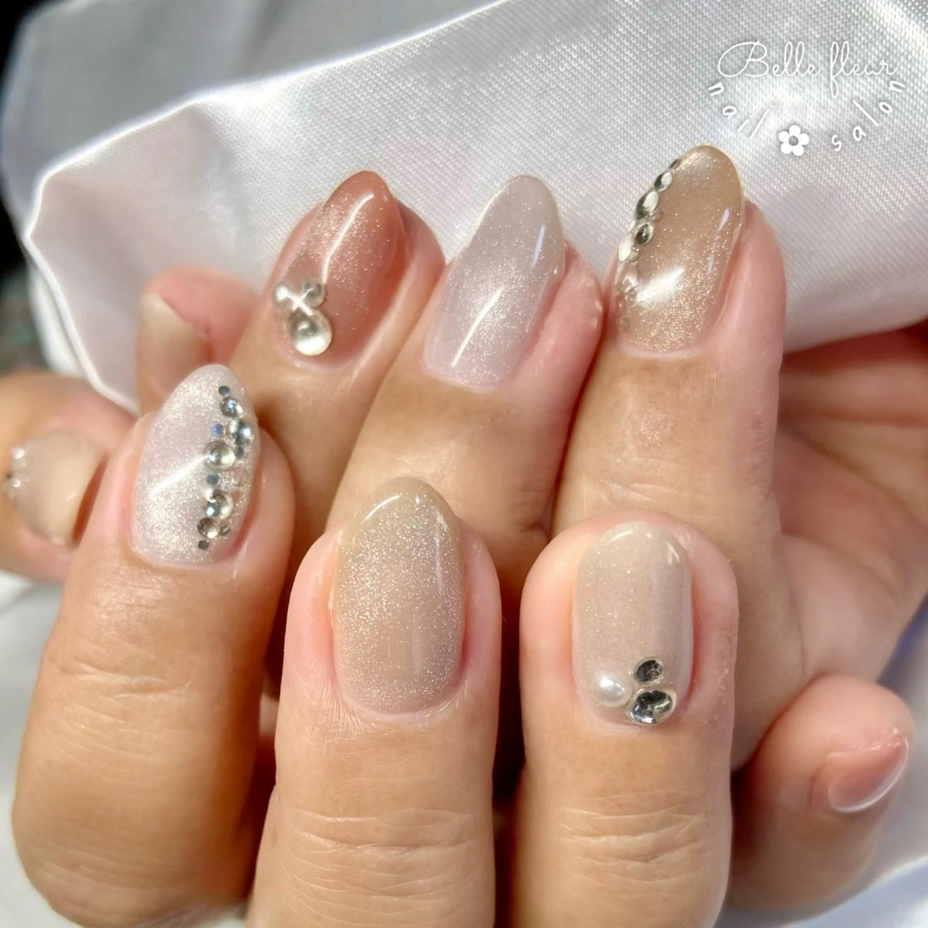 ネイル マグネットネイル ﾈｲﾙｻﾛﾝ Bellefleurのネイルデザイン