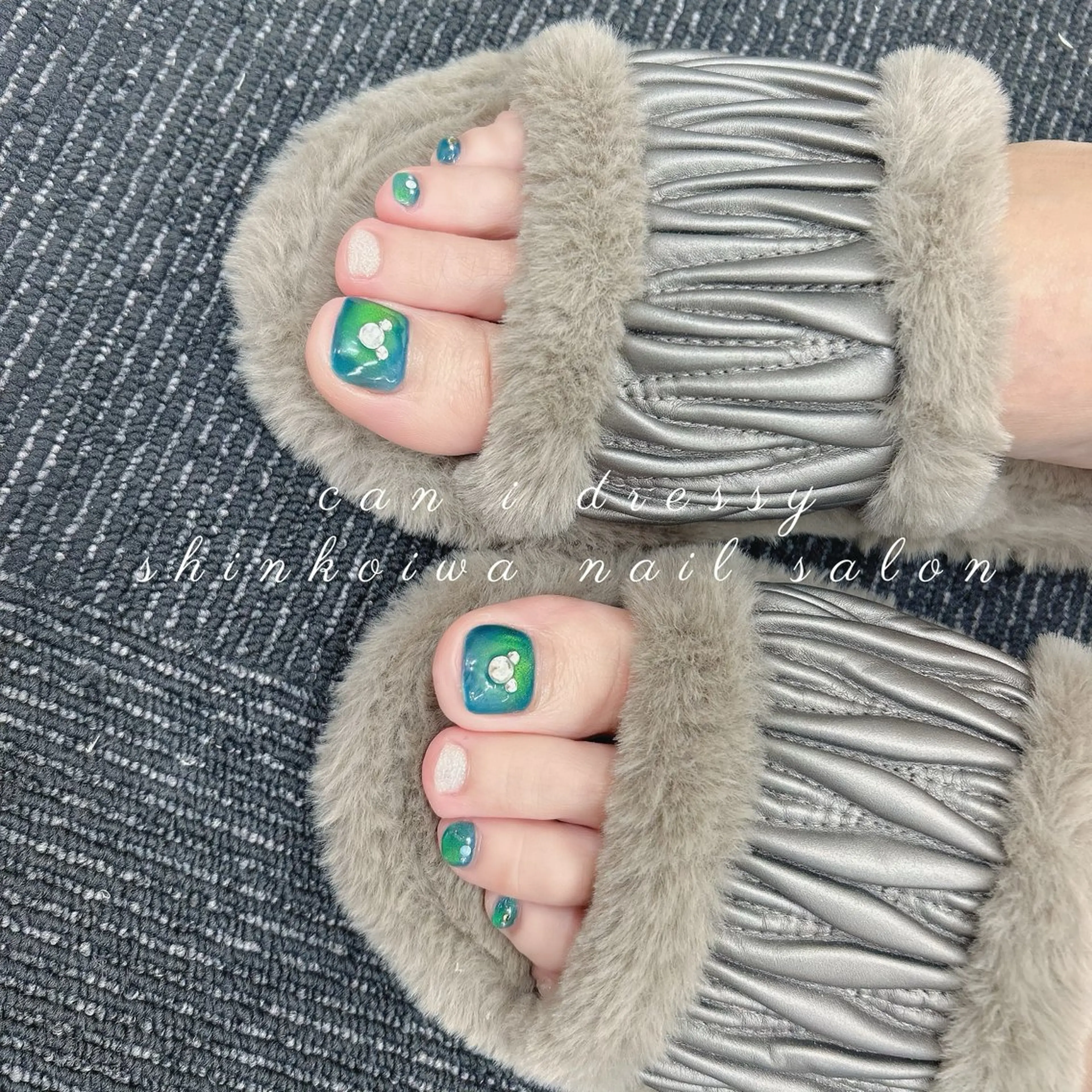 ネイル フットネイル マグネットネイル フットネイル キャンアイドレッシー 新小岩のネイルデザイン