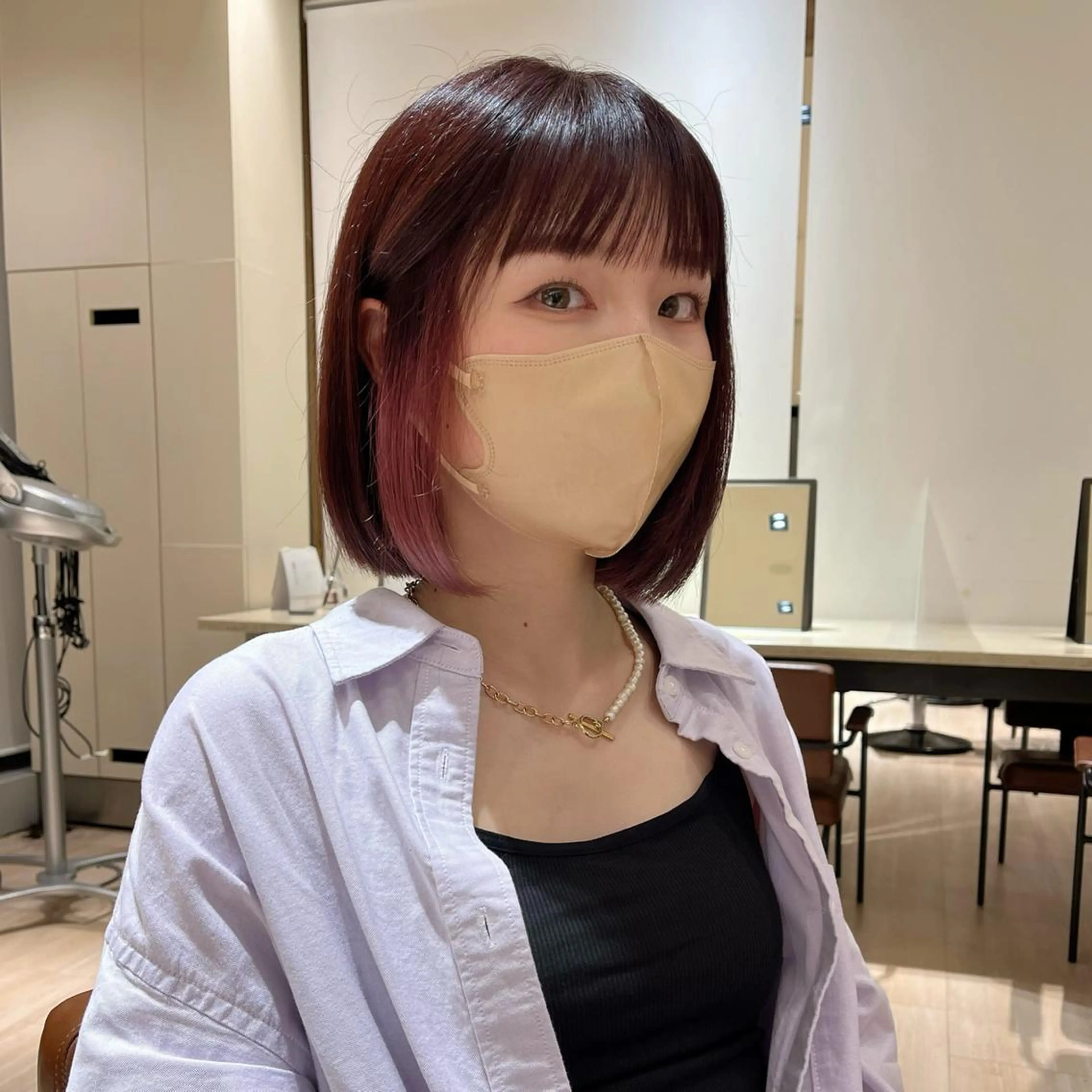 ショート ボブ Je suis heureuse Tres所属・早朝セット☀️ レイヤー/Momoのヘアスタイル