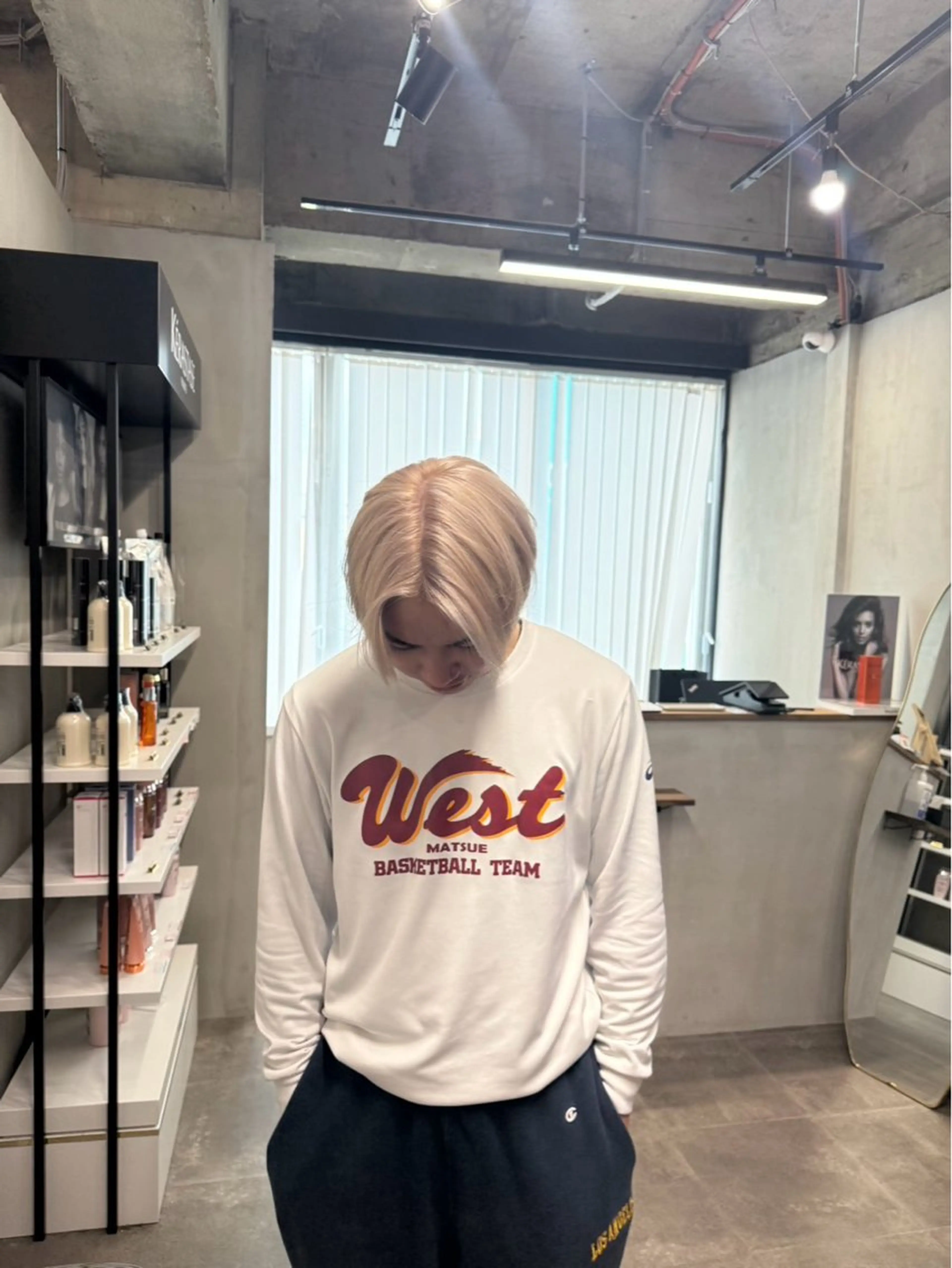 カラー ベージュカラー ブリーチ ホワイトベージュ ヘアカラー トリートメント ユウ/ ALLEN hairのヘアスタイル