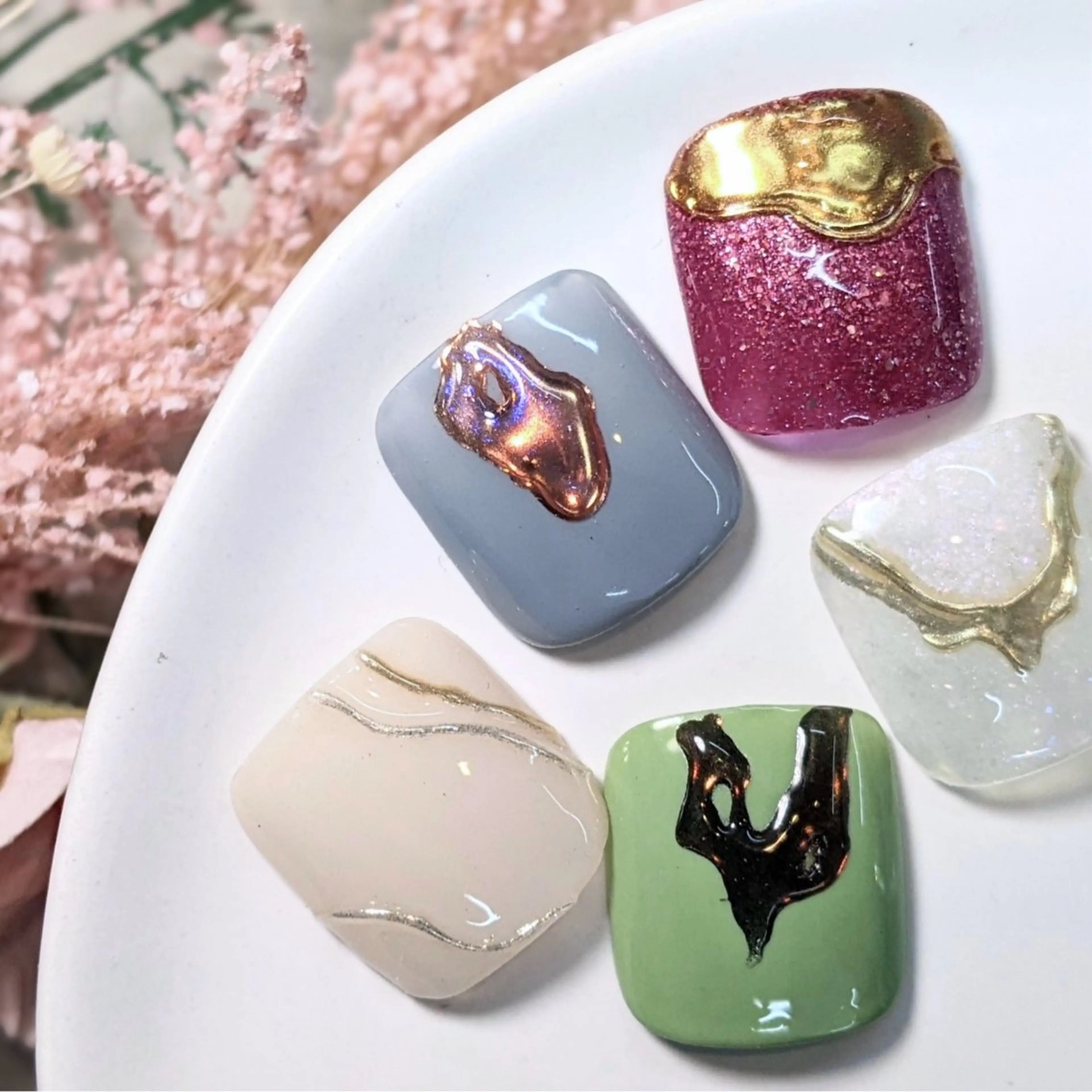 ネイル フットネイル Bianca mieiのネイルデザイン