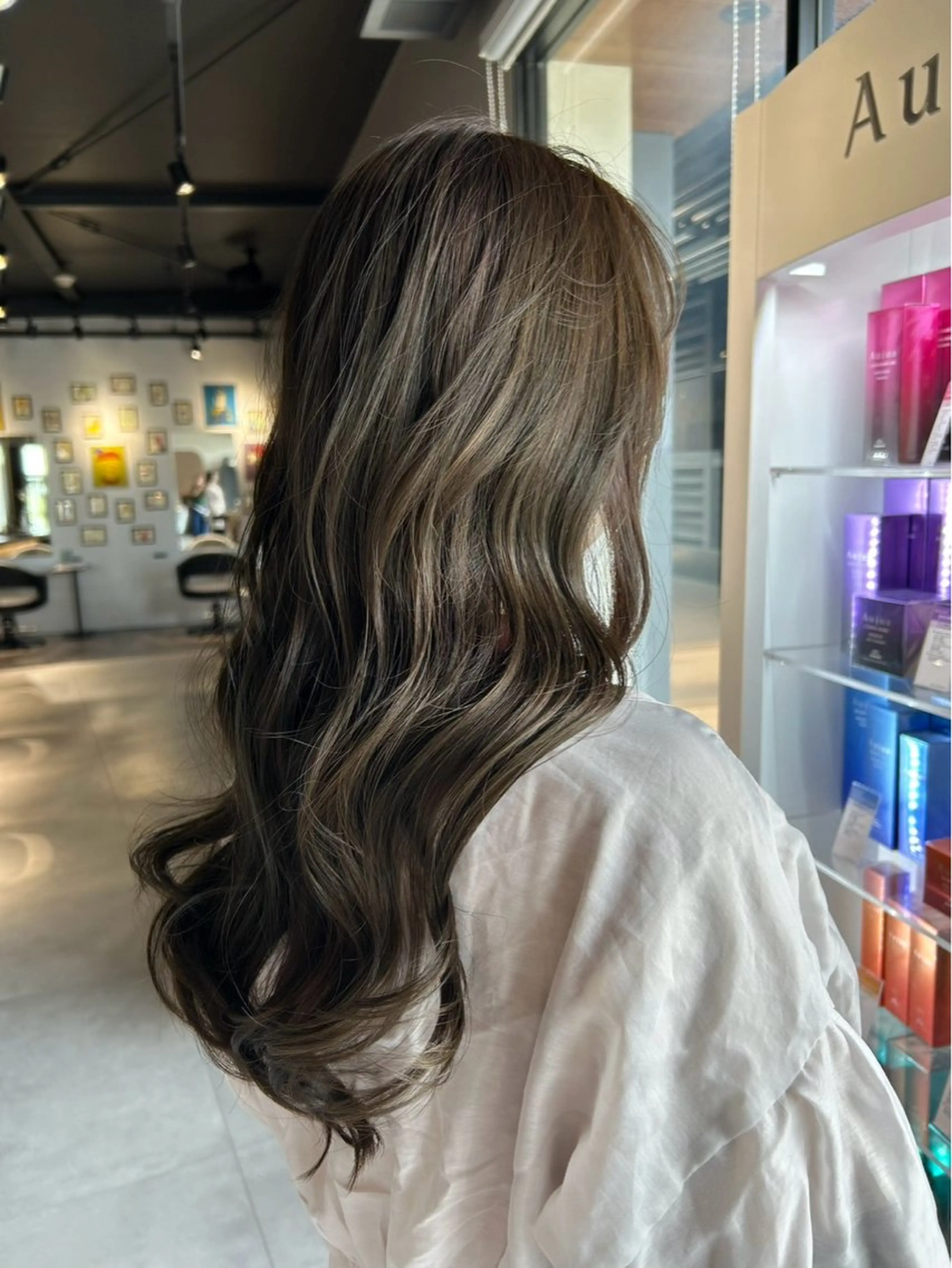 ロング 坂口 睦樹のヘアスタイル