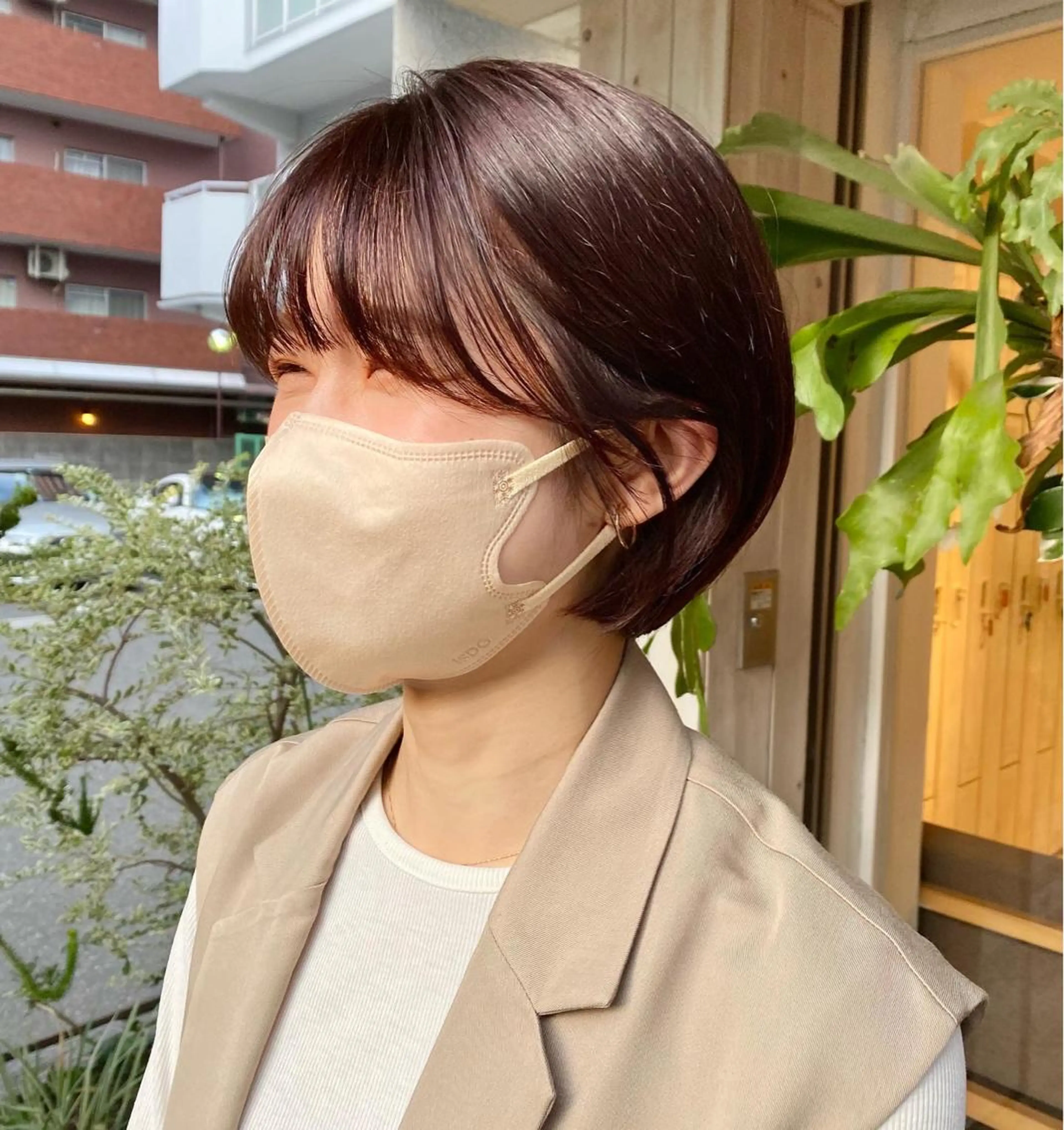 ショート カラー カット ヘアカラー トリートメント BELLA阿部野 TOMOMIのヘアスタイル