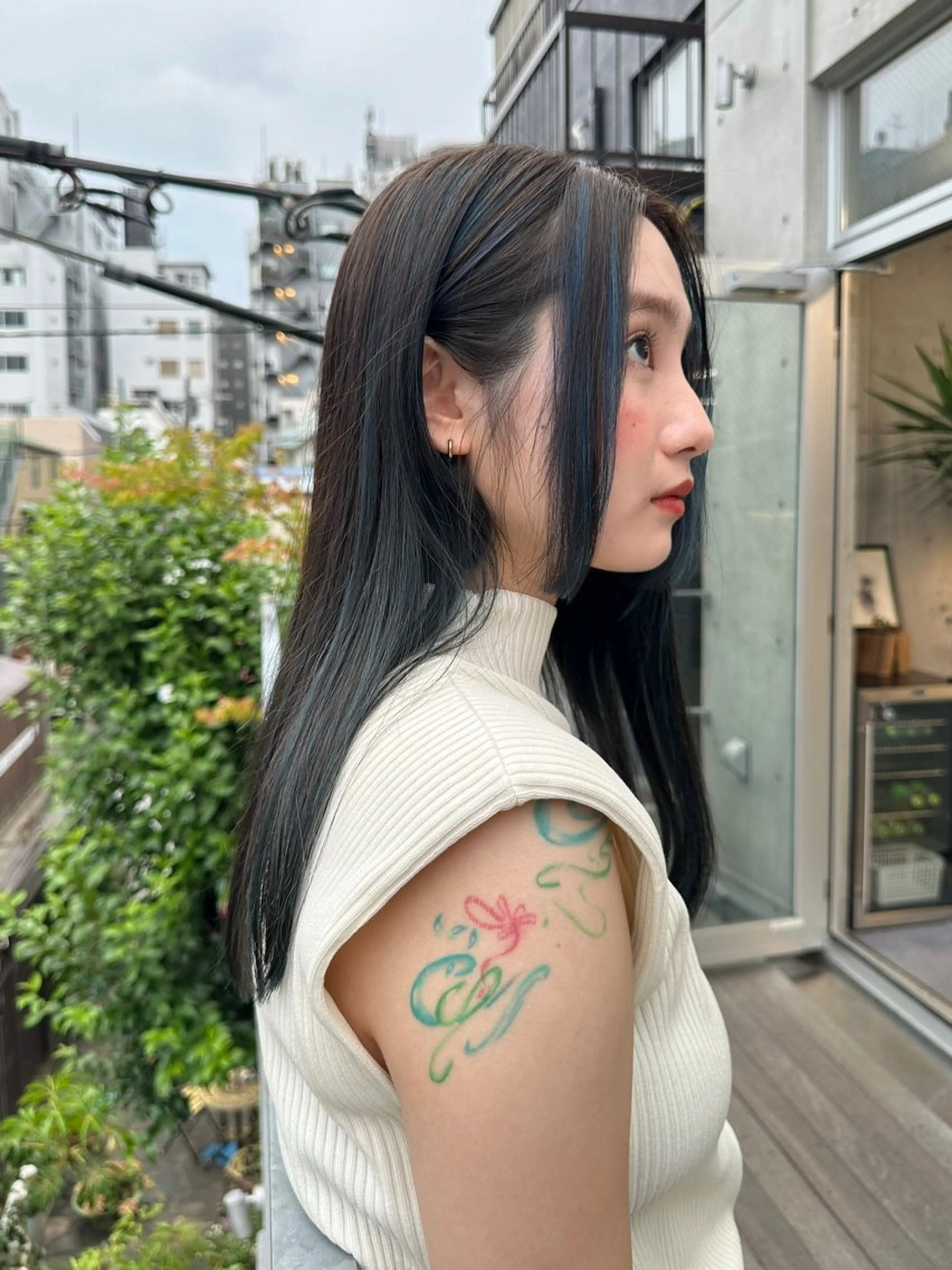 ロング ヘアカラー トリートメント お悩み解決パーマ hana🩰のヘアスタイル