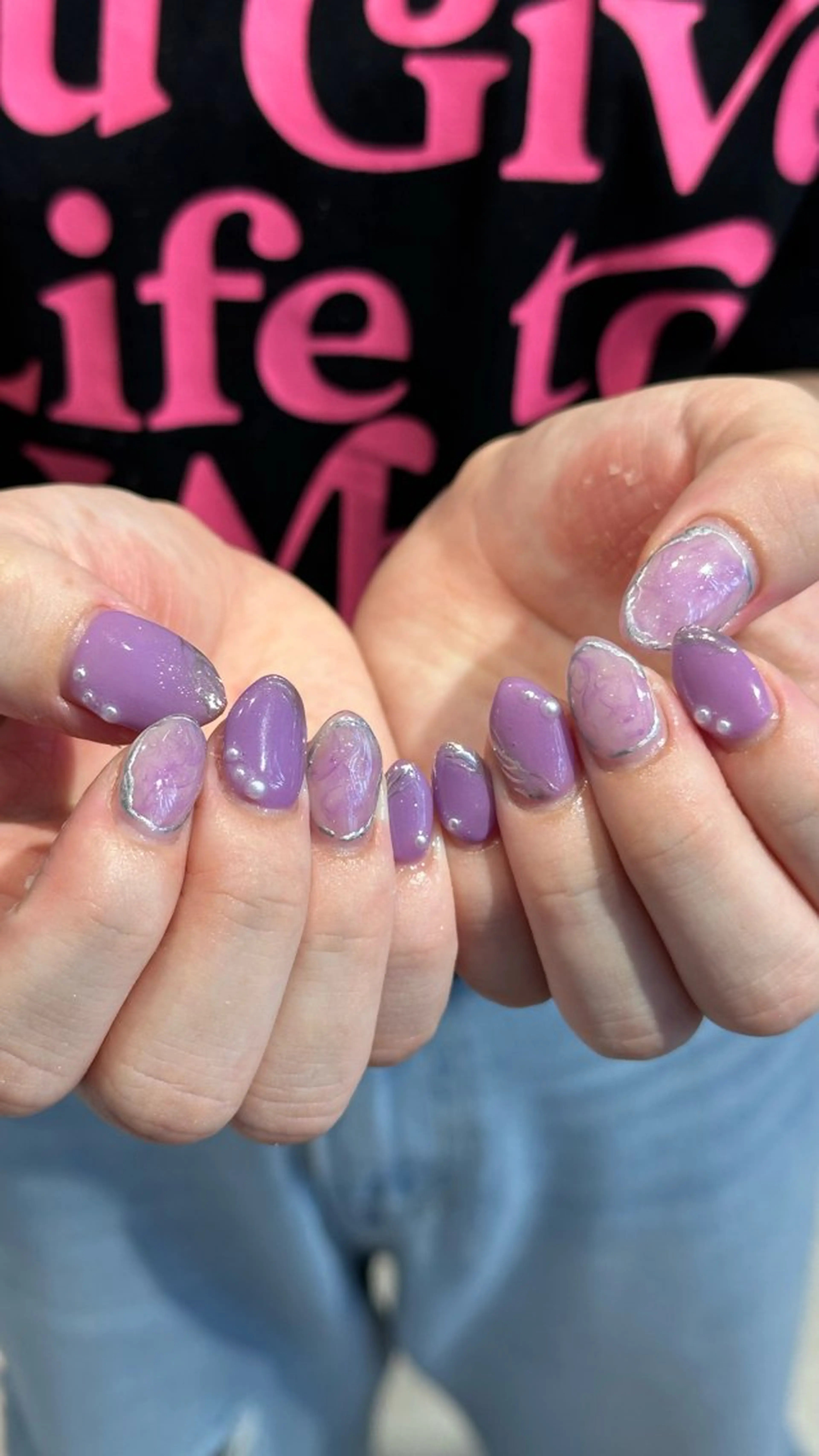 ネイル ハンドネイル 🎀韓国レイヤー特化 🎀ベージュ/ミクのヘアスタイル