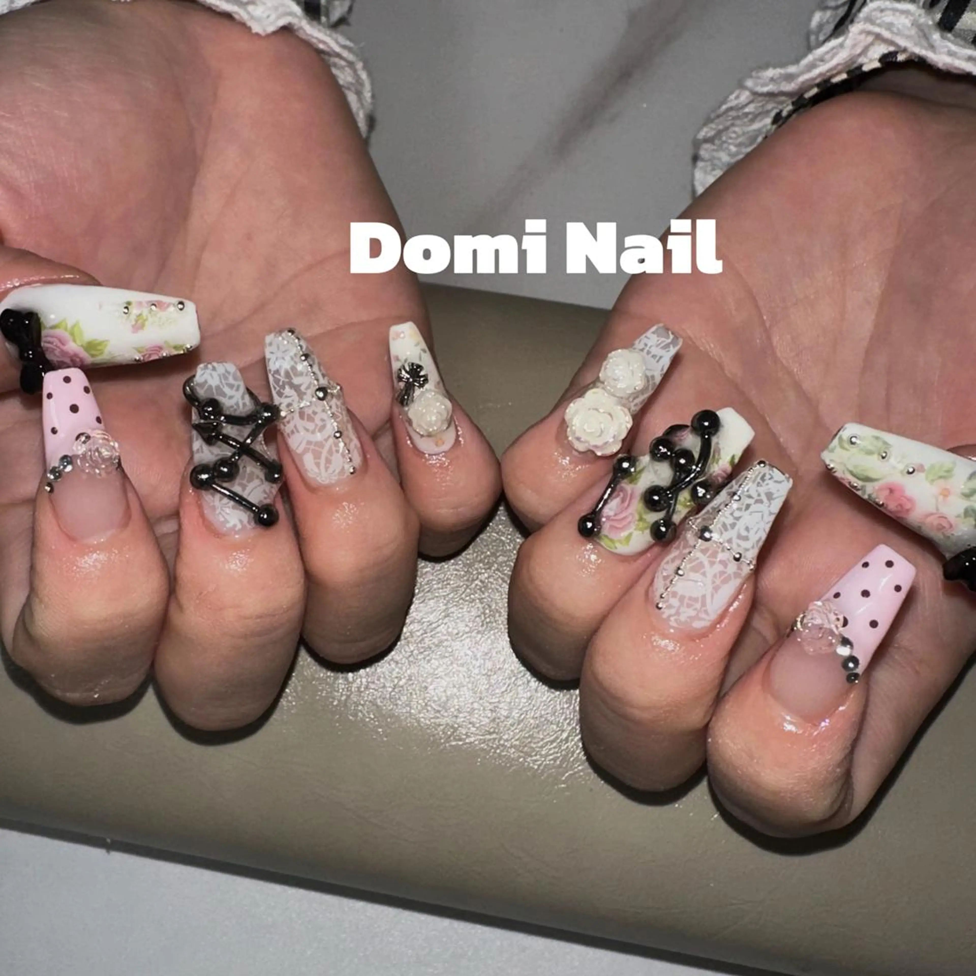 ネイル 持ち込み ネイルチップ ハンドネイル Domi Nail Salonのネイルデザイン