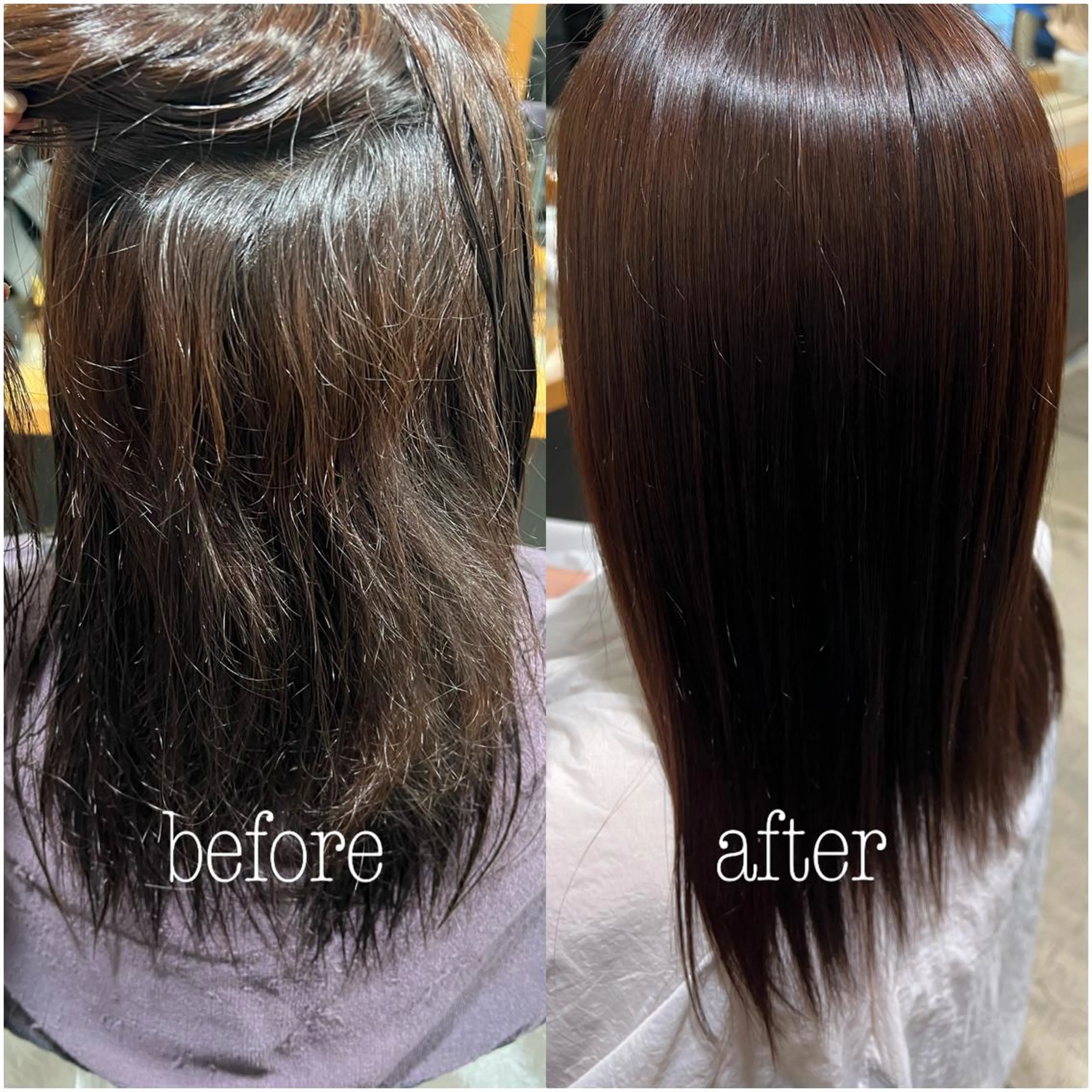 ロング 髪質改善 トリートメント 縮毛矯正 stujio所属・渋谷🌈ミニモ限定 カットモデル無料募集のヘアスタイル