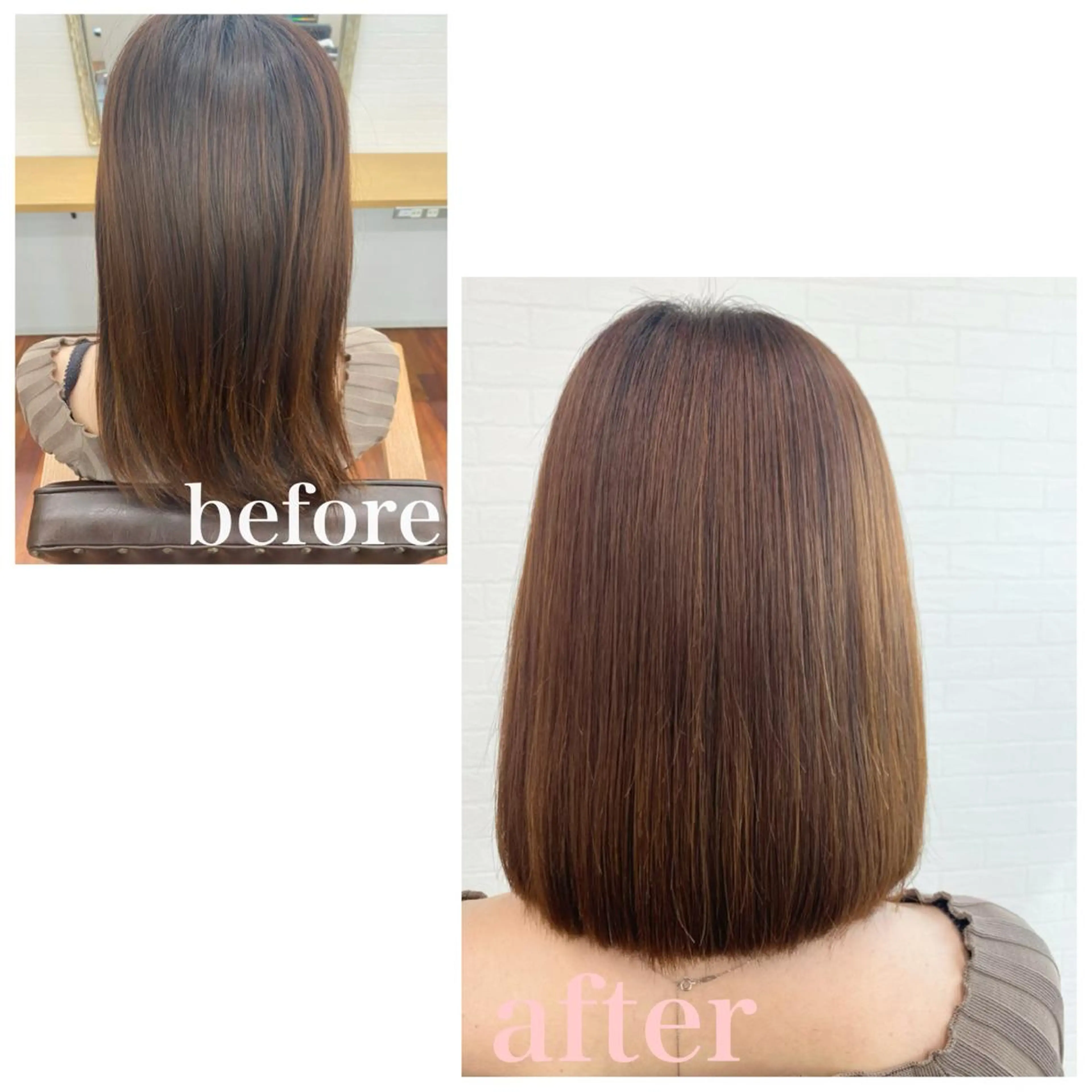 セミロング パーマ 縮毛矯正 トリートメント GRANLUSSO 〜グランルッソ駅前店所属・木口 嘉美のヘアスタイル