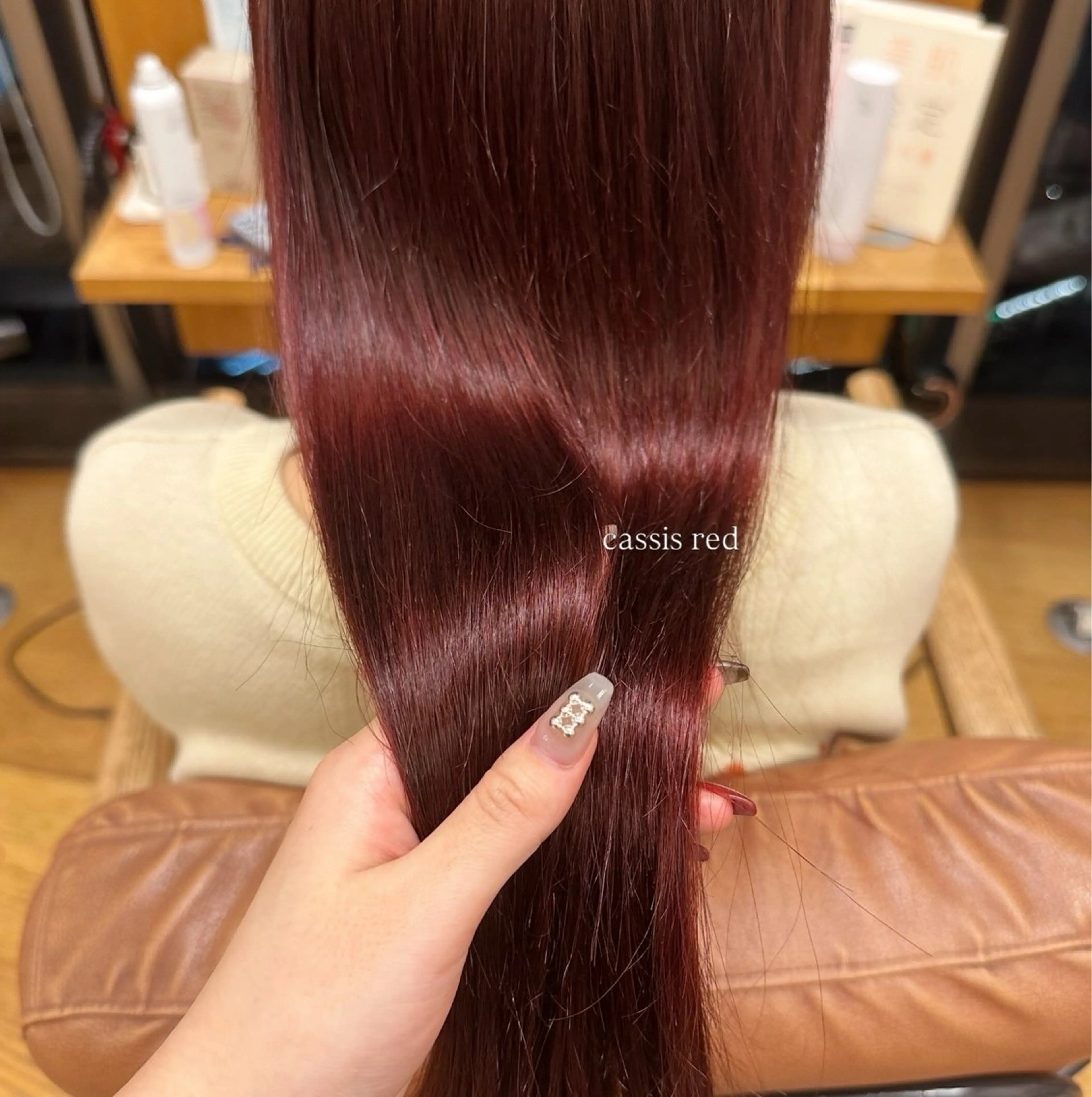 セミロング ヘアカラー トリートメント iroha/大阪梅田 /ニュアンスカラーのヘアスタイル