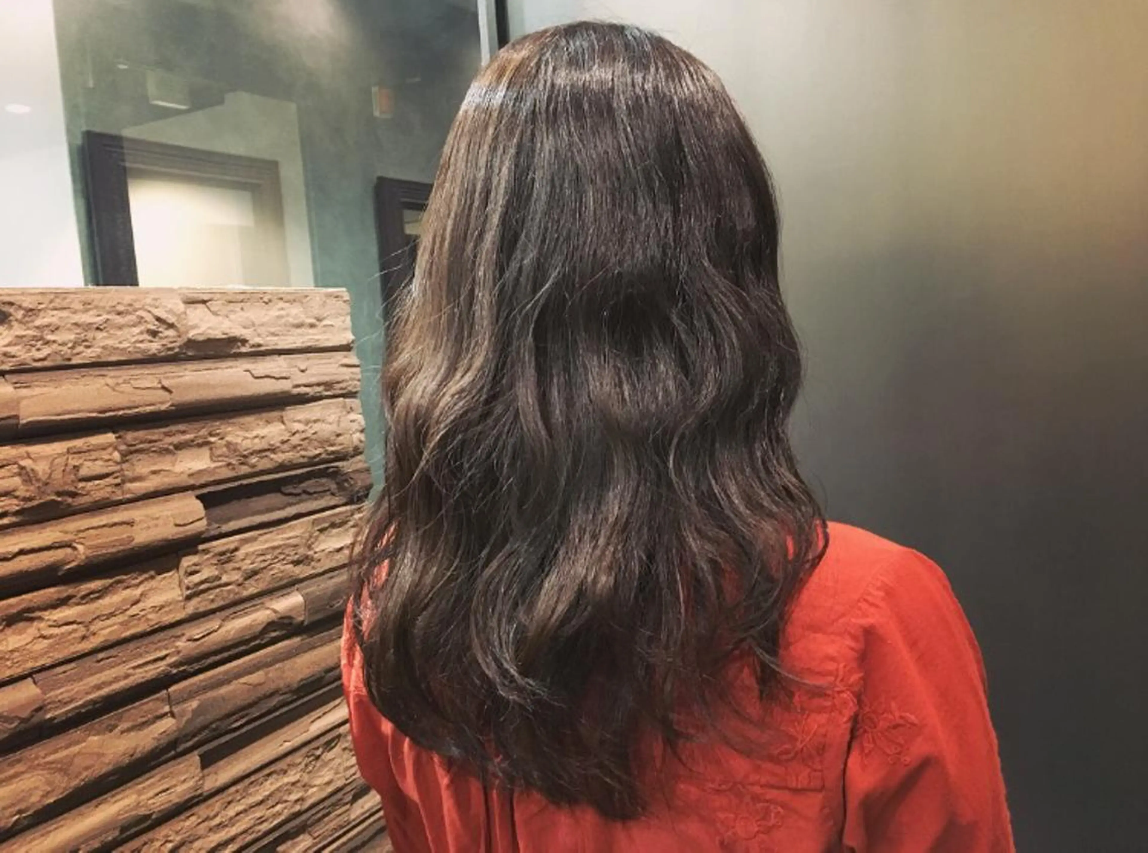 セミロング カラー アッシュ ラベンダーカラー ラベンダーアッシュ 【ヌーベルバレ】 ゆきみのヘアスタイル