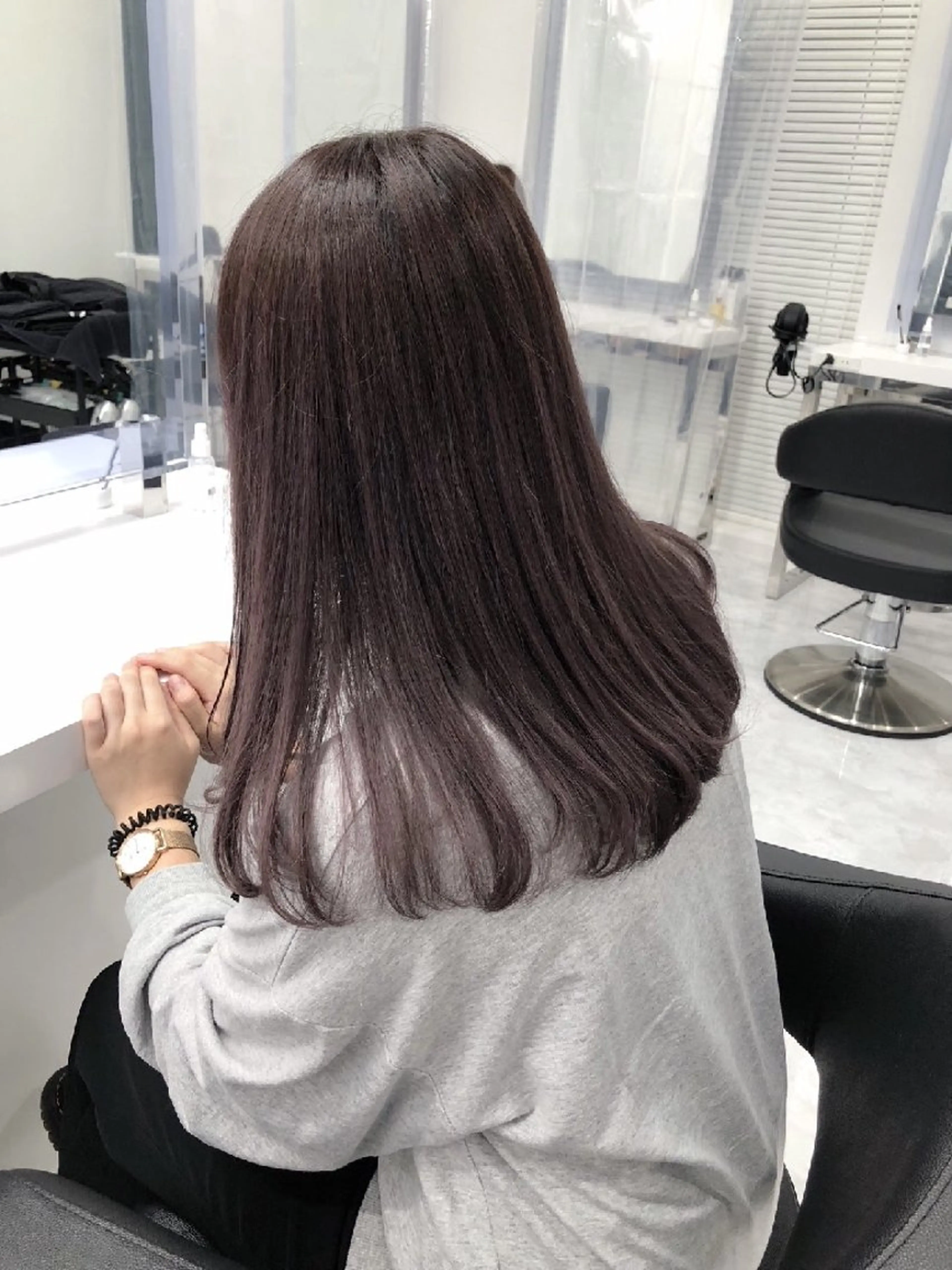 セミロング ヘアアレンジ カラー ヘアカラー トリートメント ヘッドスパ ヘアセット 公式PARADE💐 池袋💐のヘアスタイル