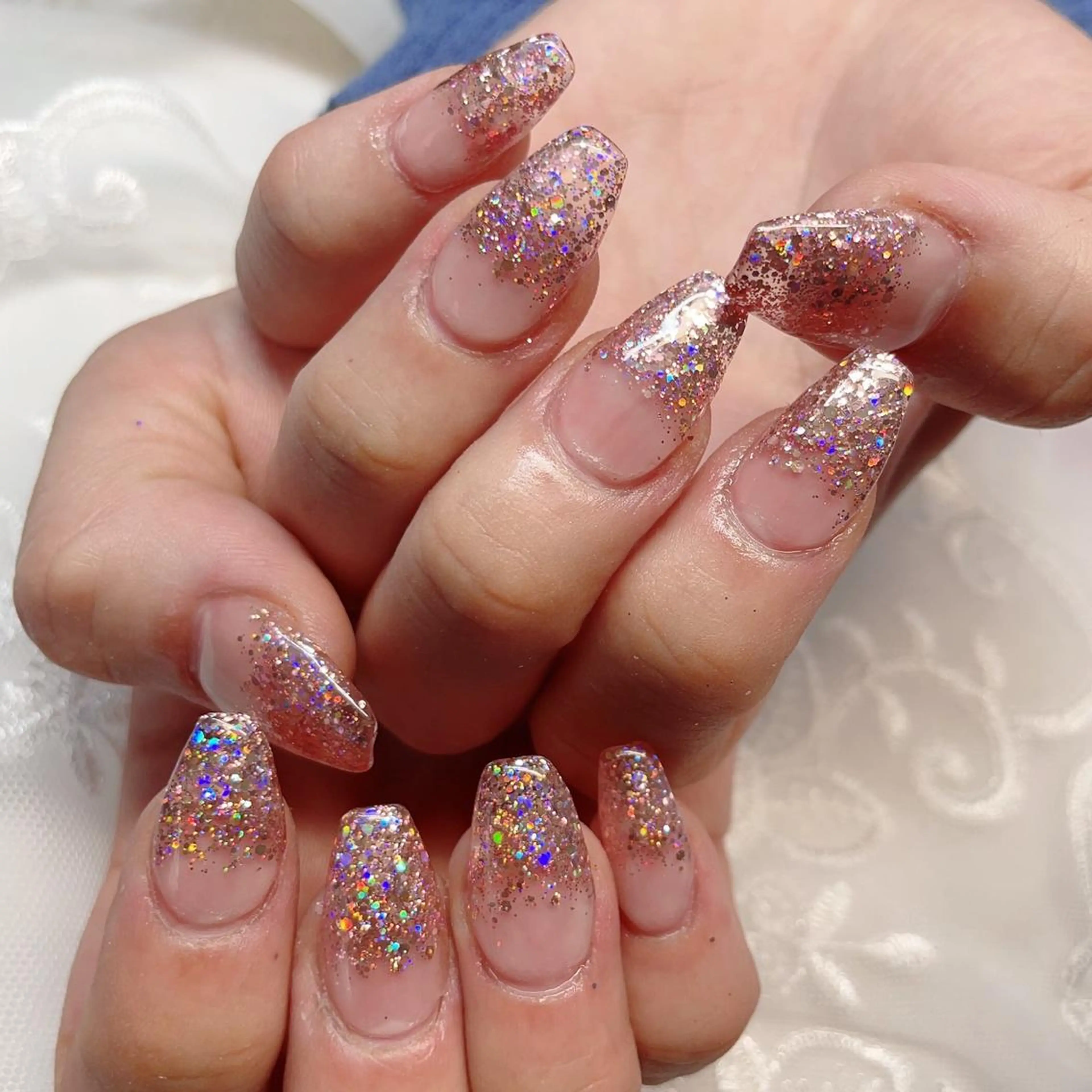 セミロング ハンドネイル ハンドケア 💜MIYA nail川崎店のネイルデザイン