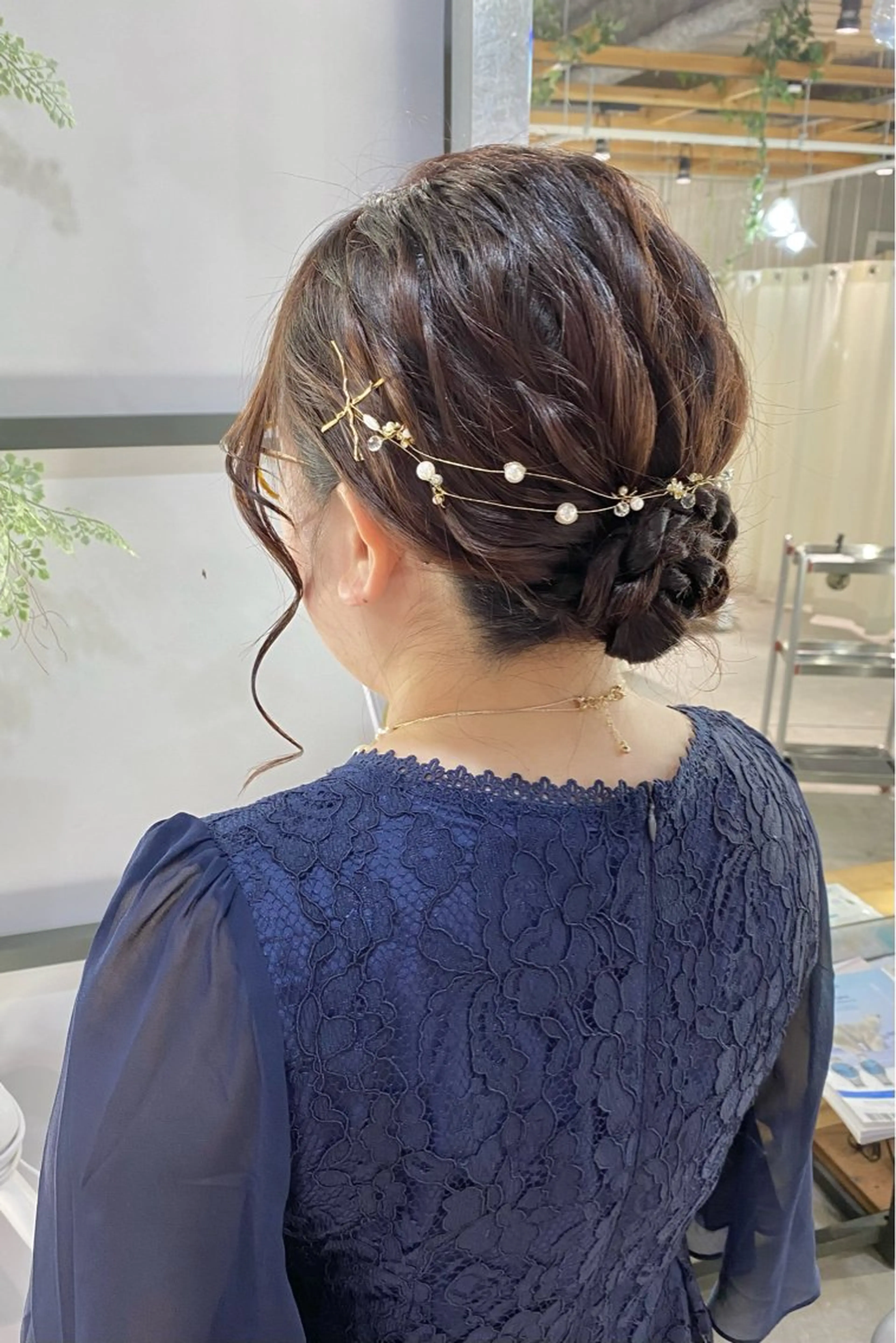 セミロング ヘアアレンジ 菊地 紗矢のヘアスタイル