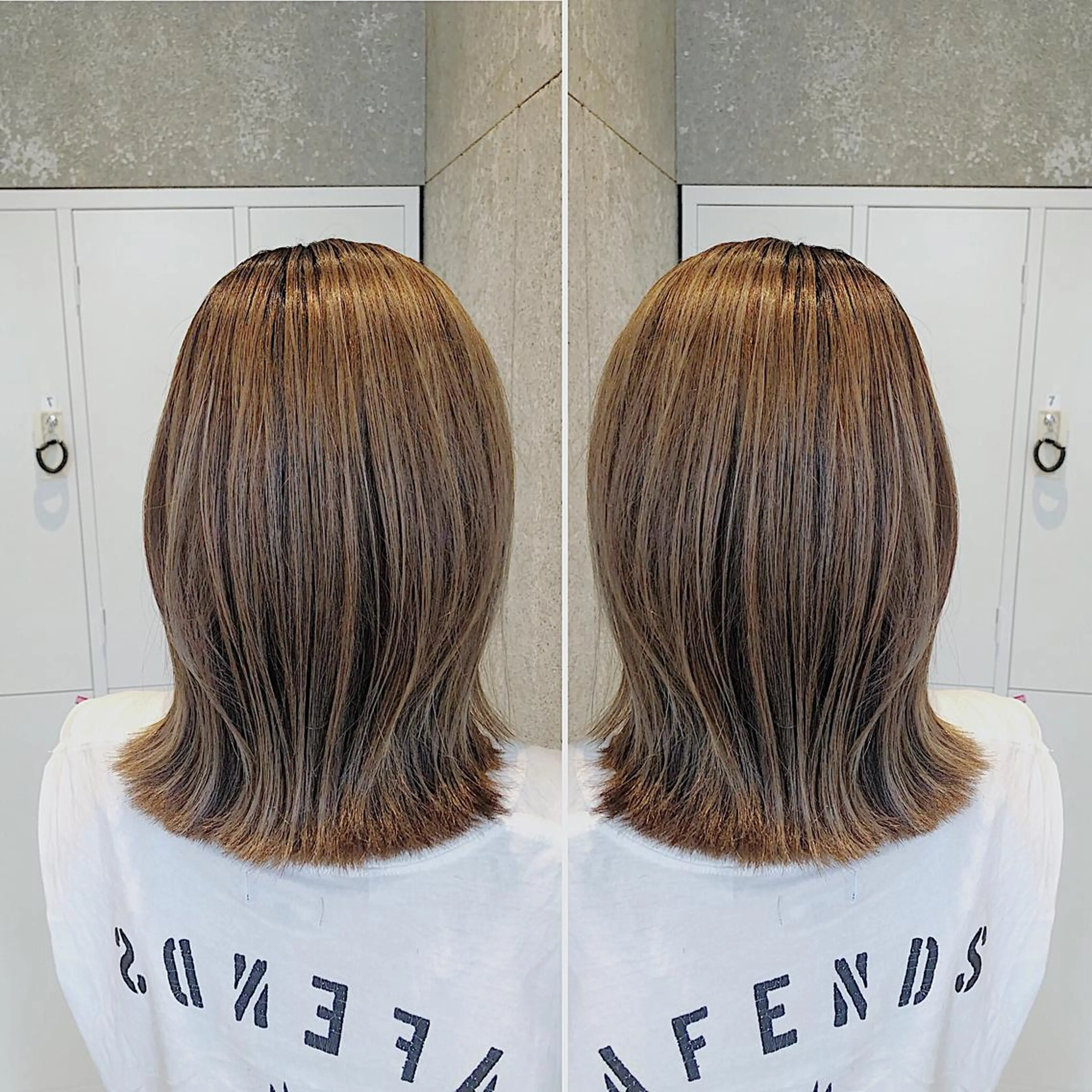 セミロング 外ハネヘア トリートメント shower hair salon所属・【shower】 yousuke代表のヘアスタイル