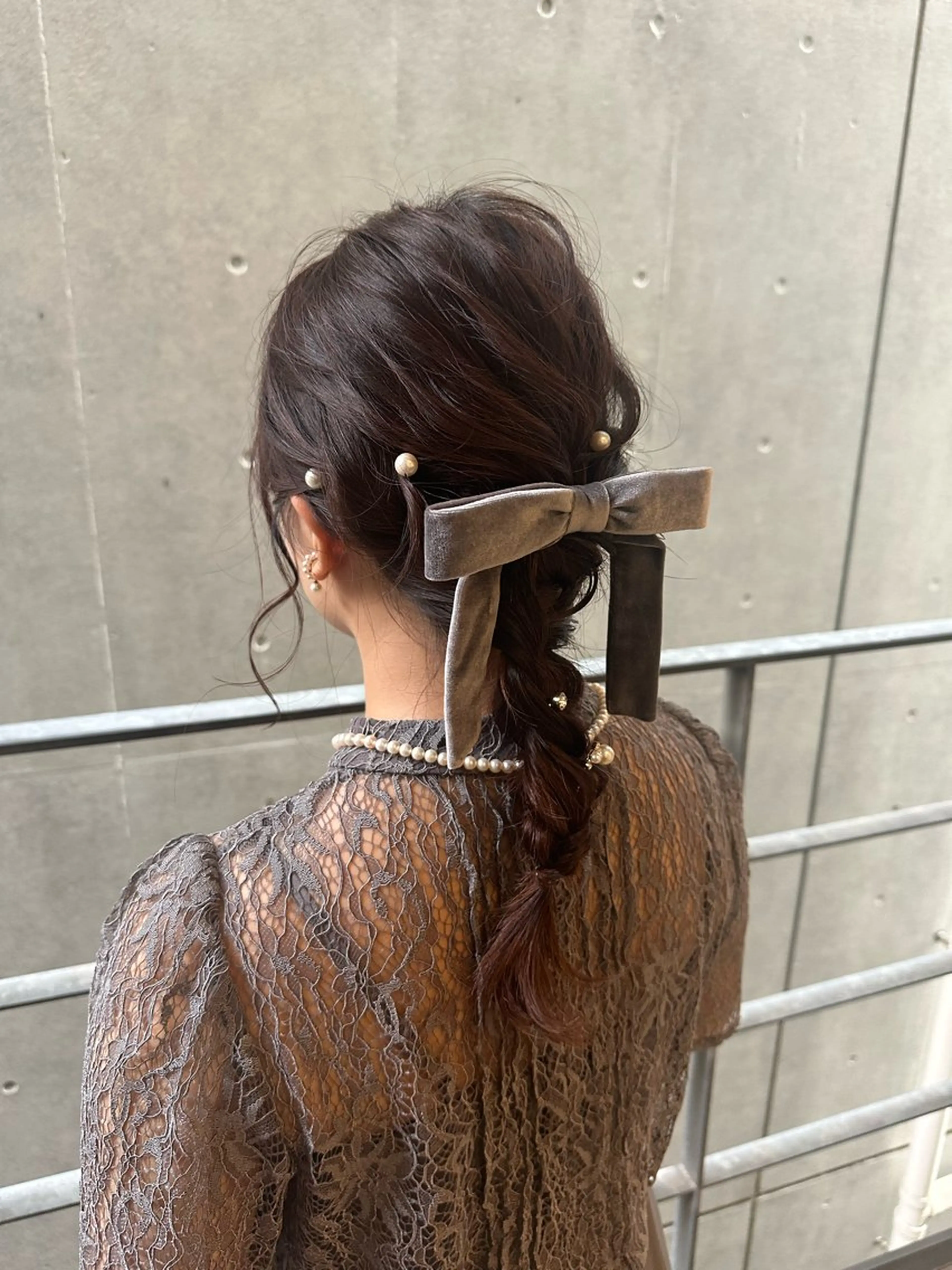 セミロング カラー パーマ ヘアアレンジ VIVIE【ヴィヴィ】所属・髪質改善/韓国風 レイヤー/田村祐樹のヘアスタイル