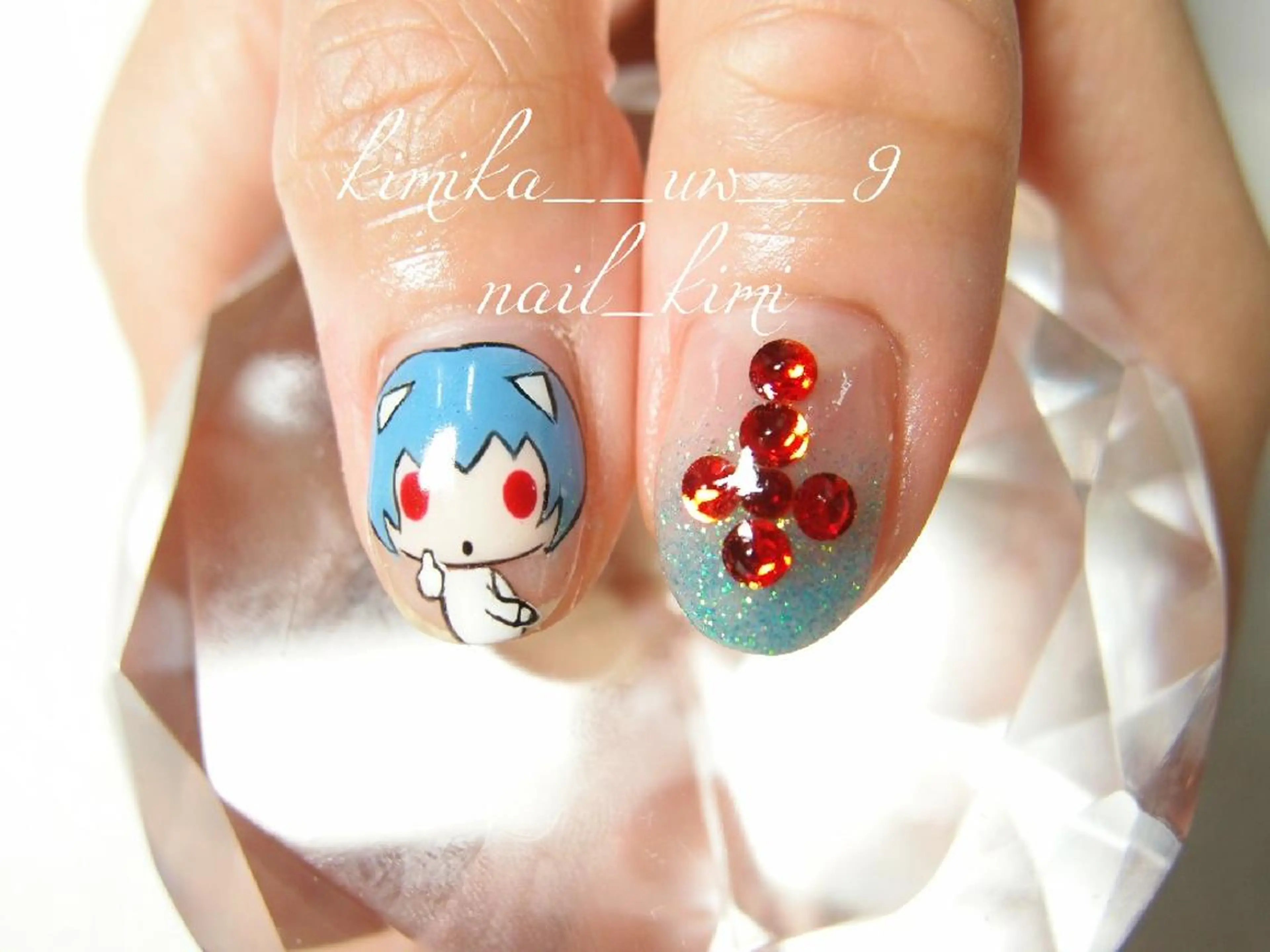 ネイル メンズ グラデーション ラメ(グリッター) ラメグラデーション ConneQt所属・ETHOSENSE. kimikaのネイルデザイン