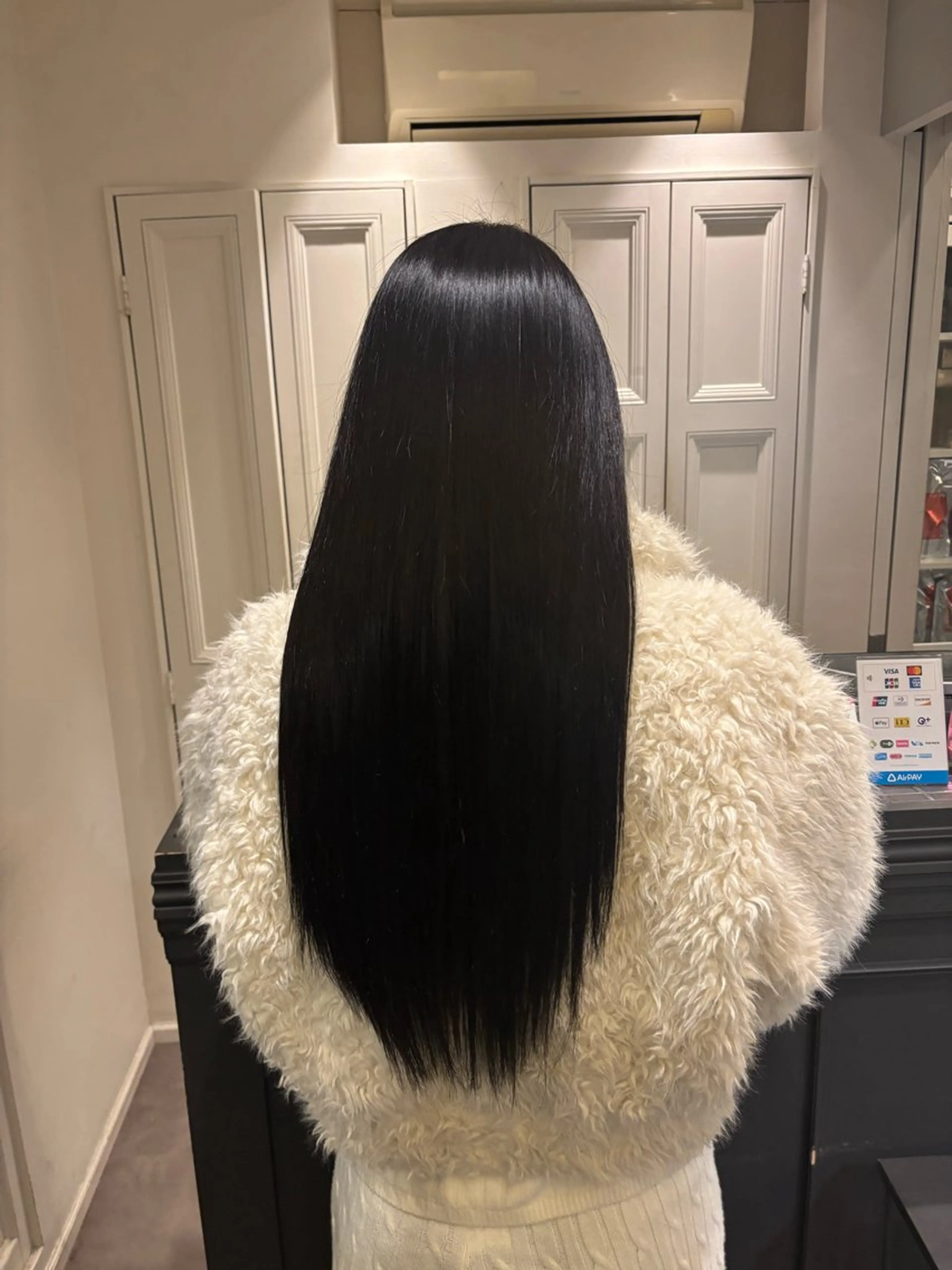 ロング カラー カット ヘアカラー トリートメント 栗林 茉那のヘアスタイル