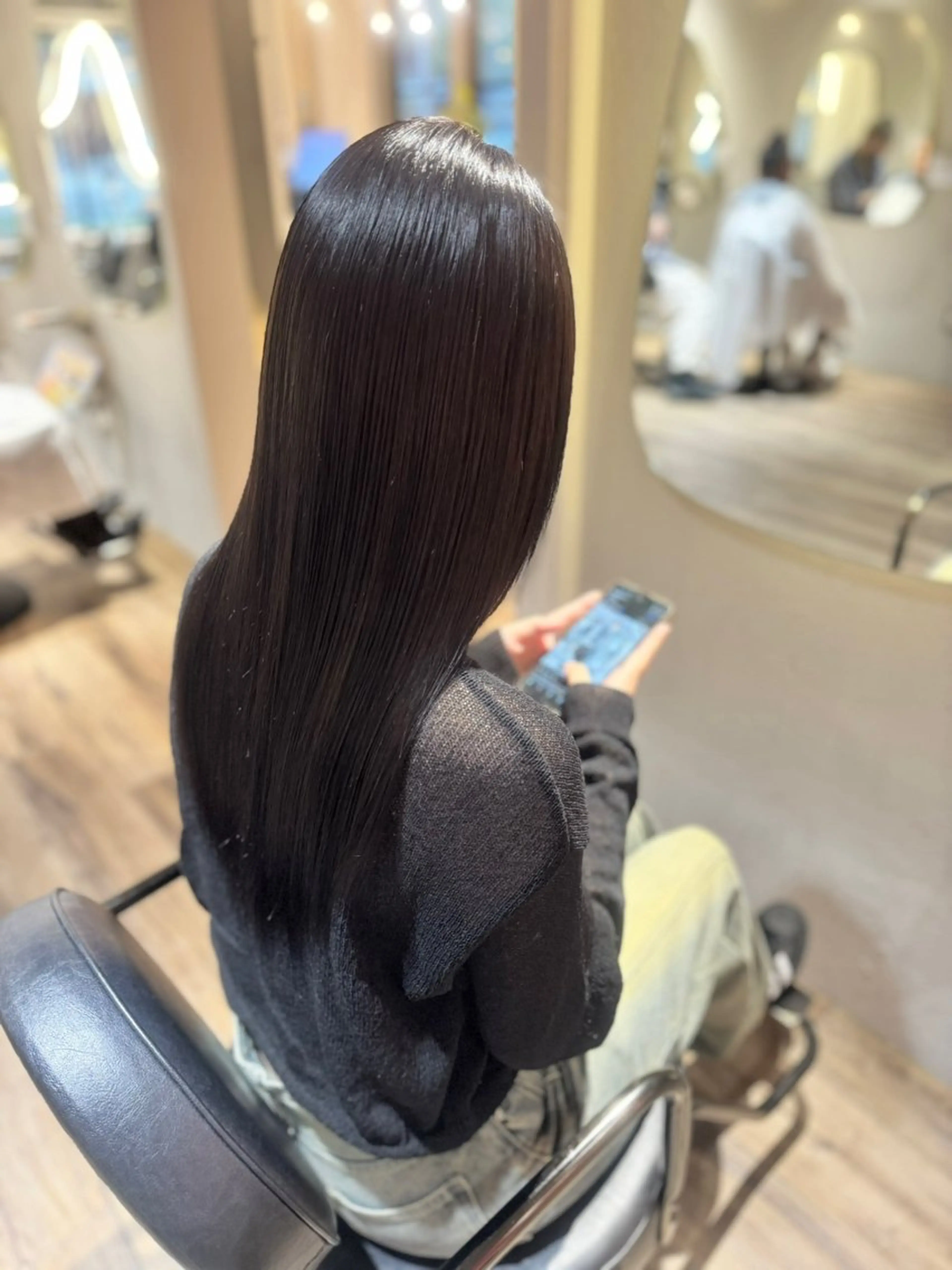 ロング ヘアカラー 【天満1艶髪】潤艶/ 髪質改善🌹釣本竜哉のヘアスタイル