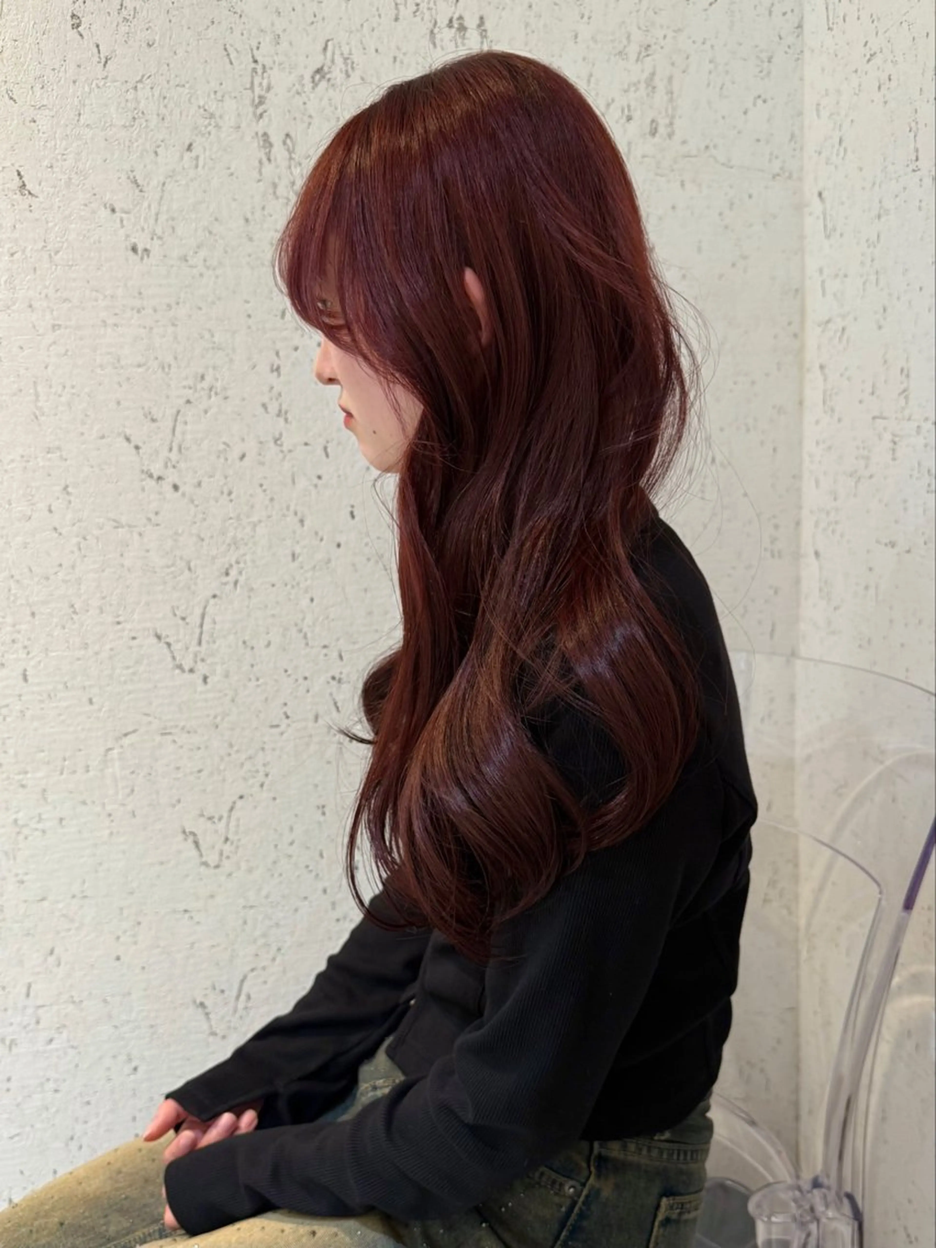 ロング カラー ヘアカラー トリートメント mai / linoah˚✧のヘアスタイル