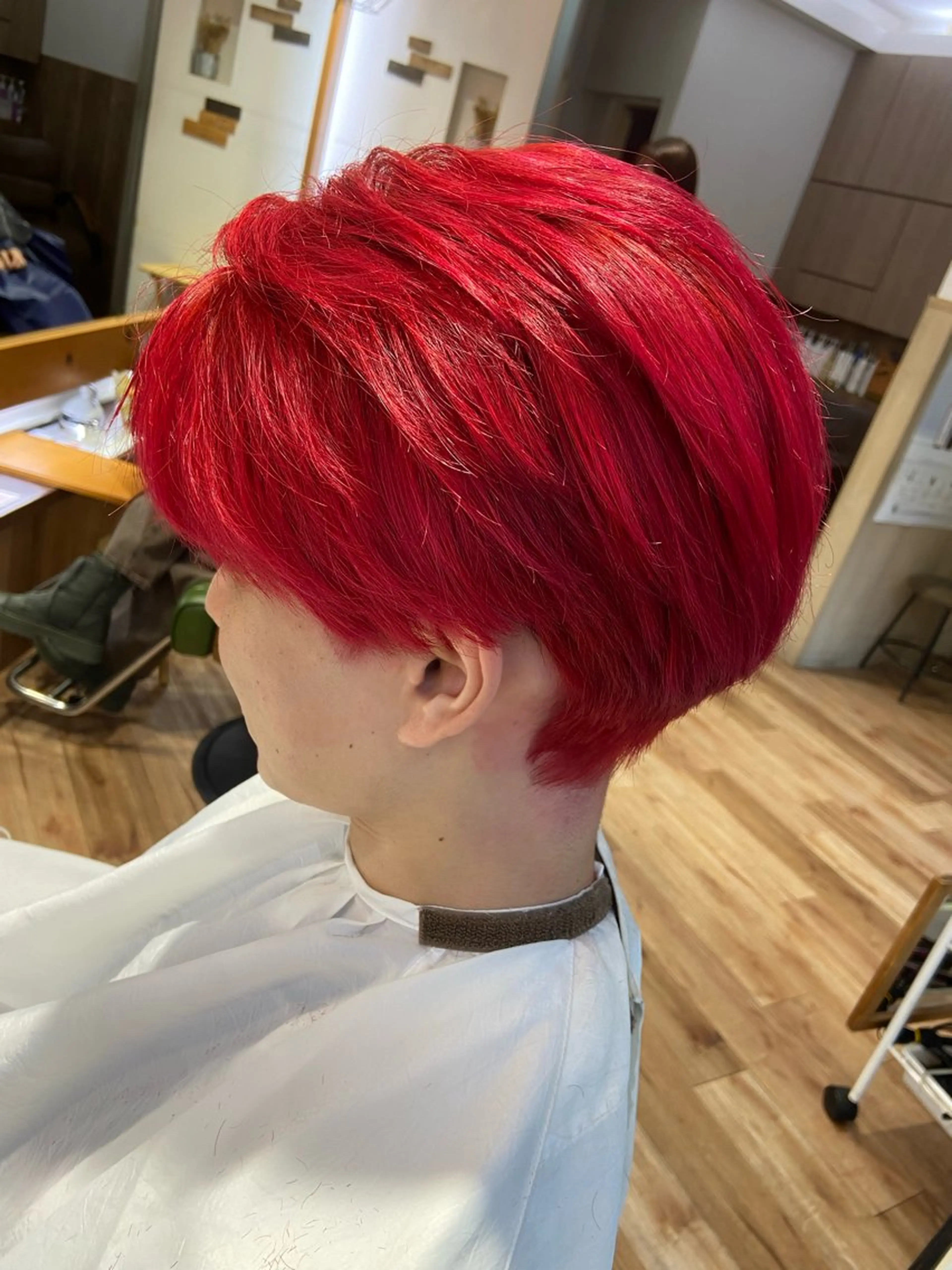 ショート 代表　清水稔也 オージュアソムリエのヘアスタイル