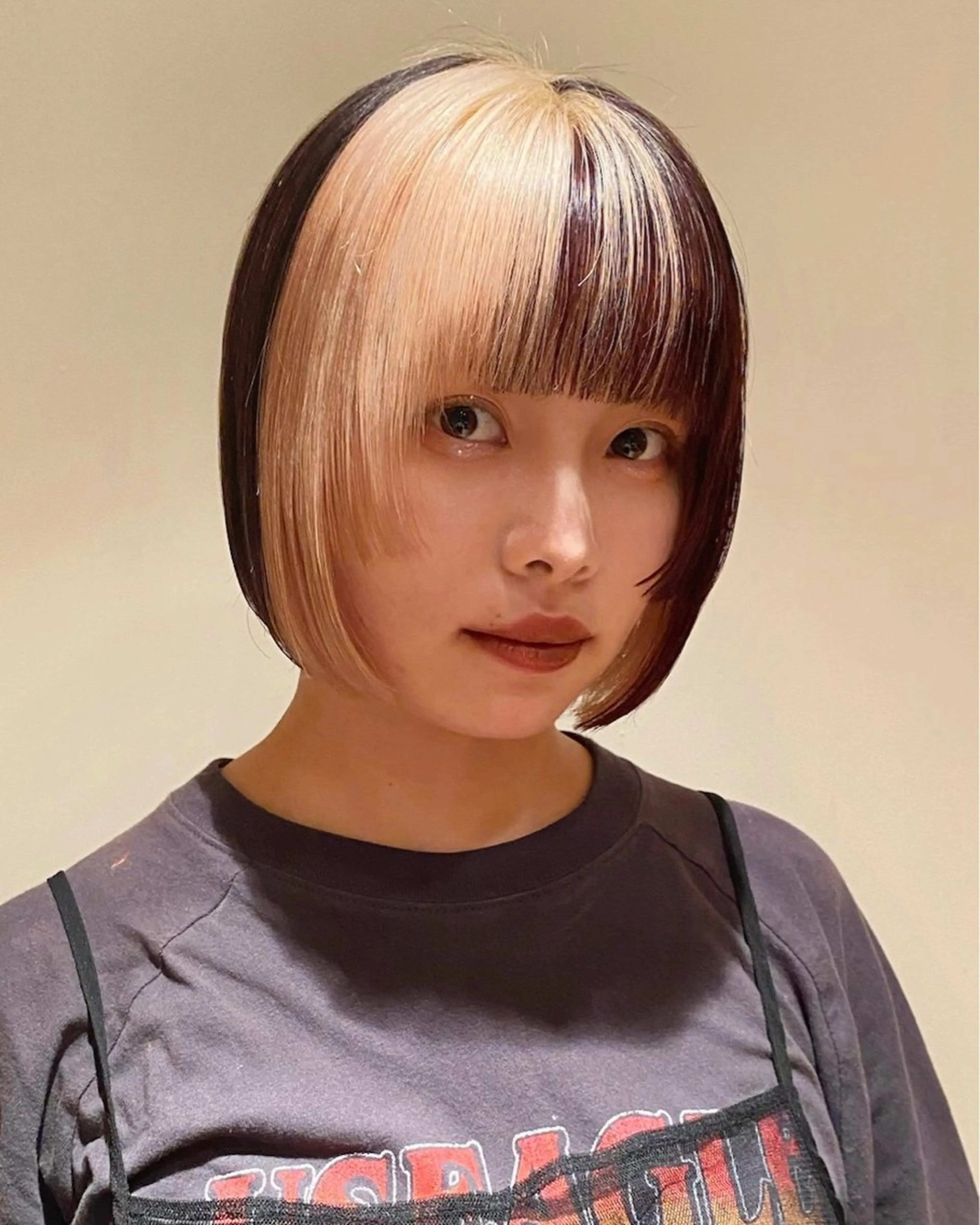 カットダブルカラー（デザインなし）の写真