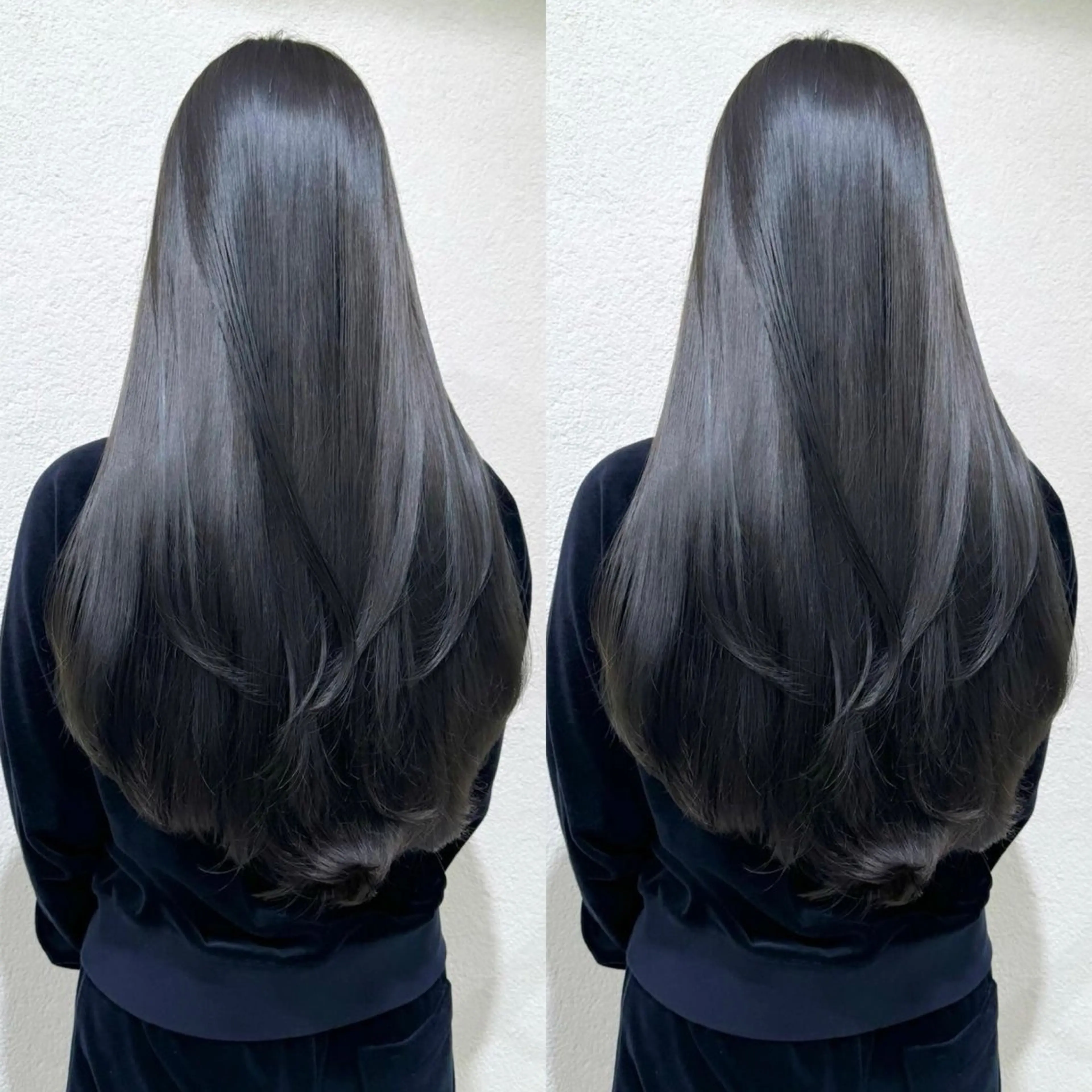 カット&酸性縮毛矯正&フルカラー&トリートメント（ブリーチ毛にも可能）の写真