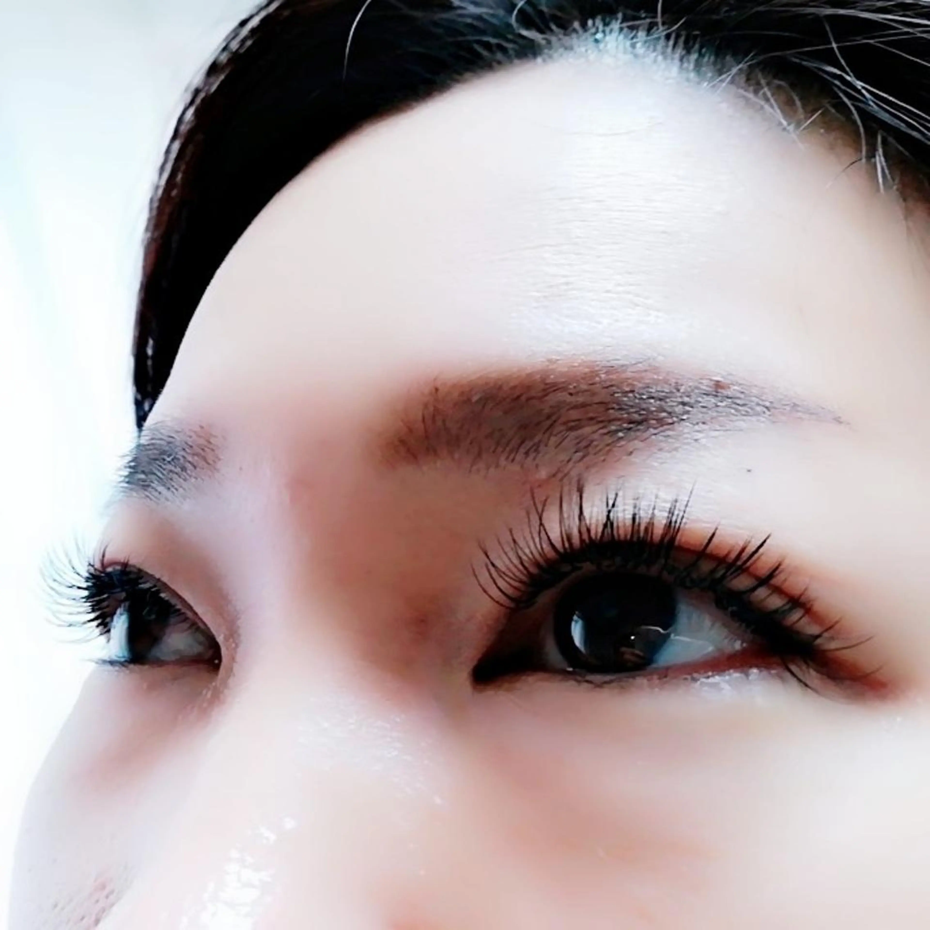 マツエク・マツパ 付け放題 キュート フラットラッシュ ナチュラル セーブル 吉岡 ゆうなのマツエク・マツパデザイン