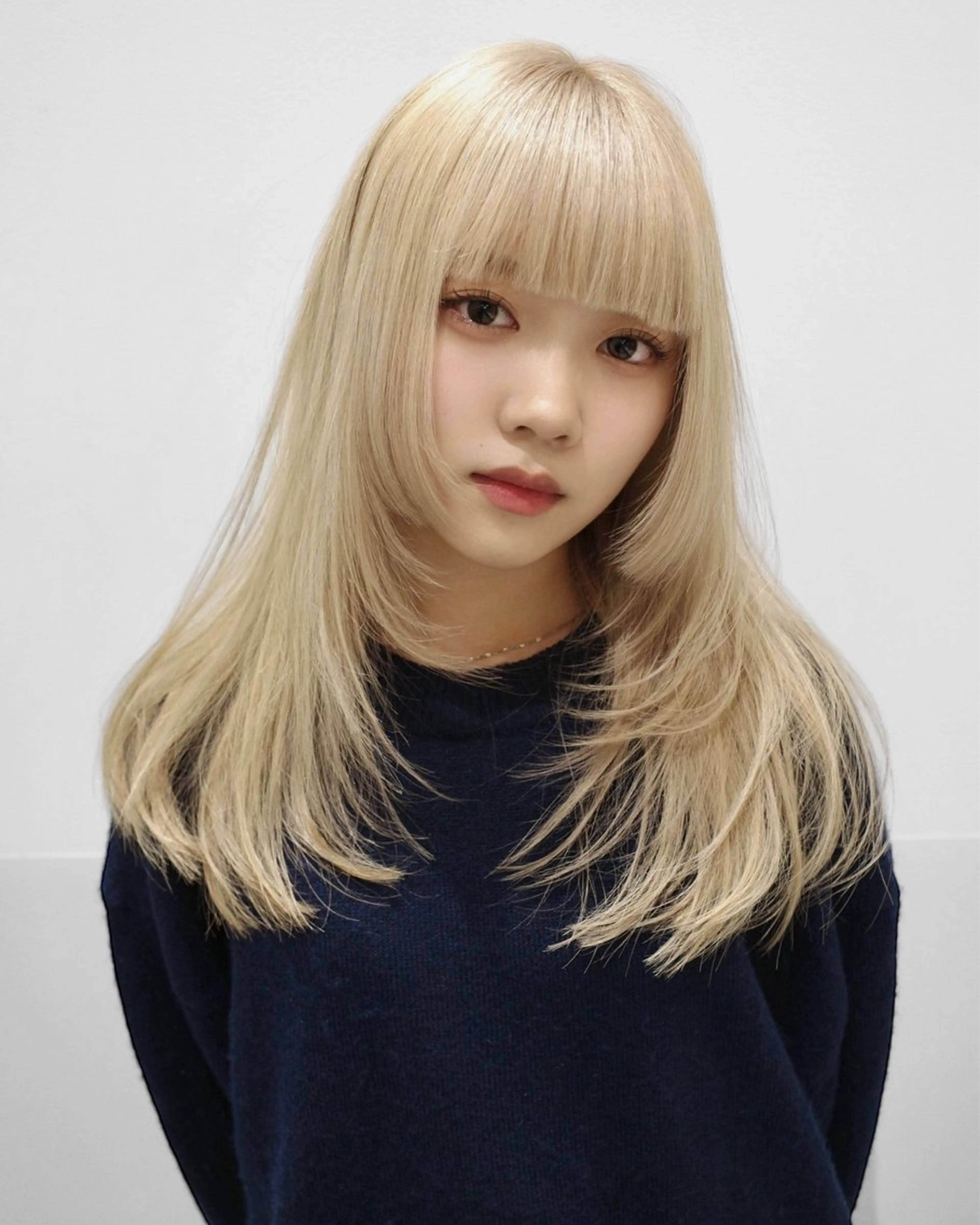 ミディアム カラー カット ヘアカラー トリートメント SALOWIN所属・ブリーチ✨ ボブ✨レイヤーのヘアスタイル