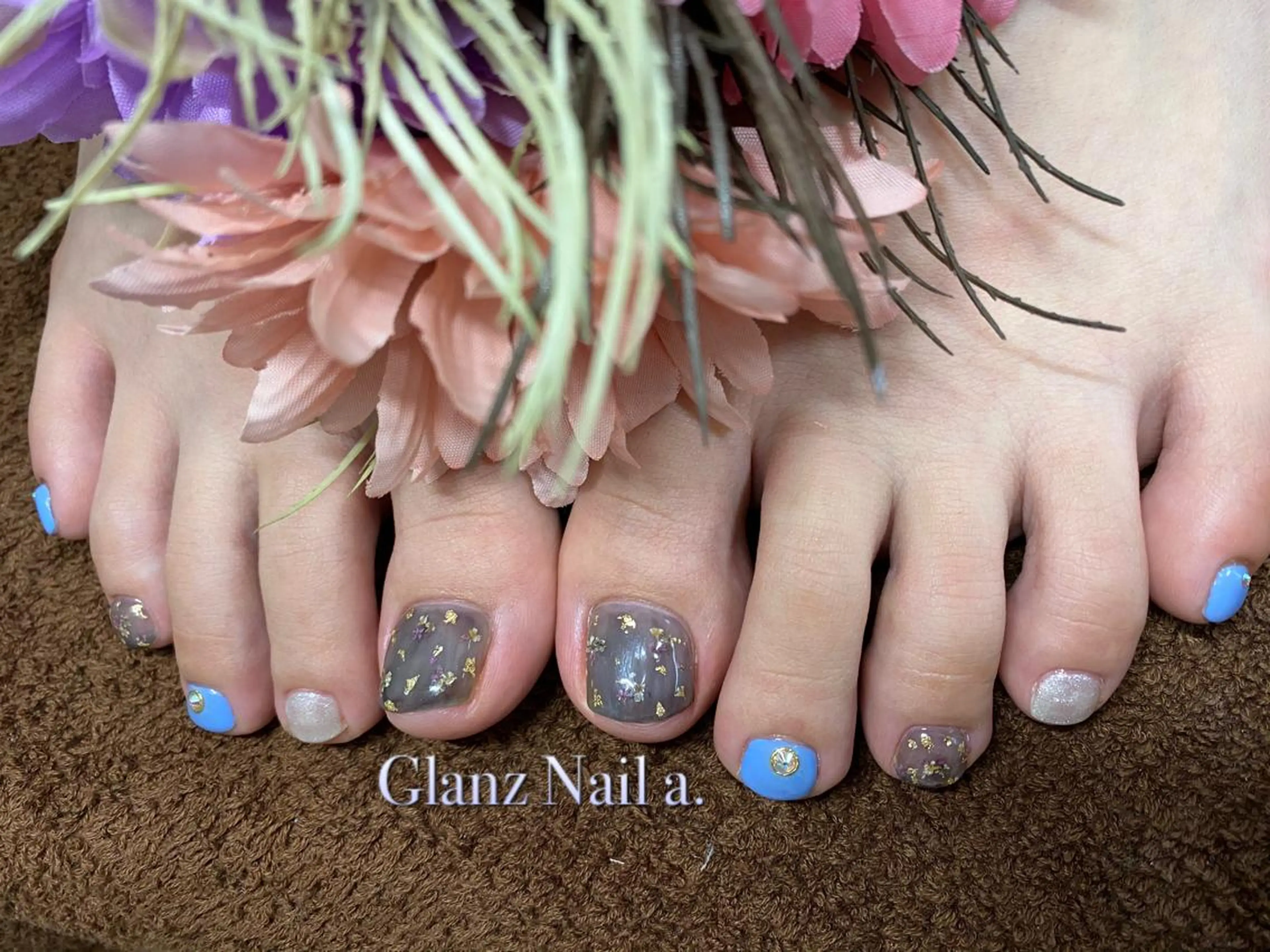 ネイル フットネイル Glanz  Nail aのネイルデザイン