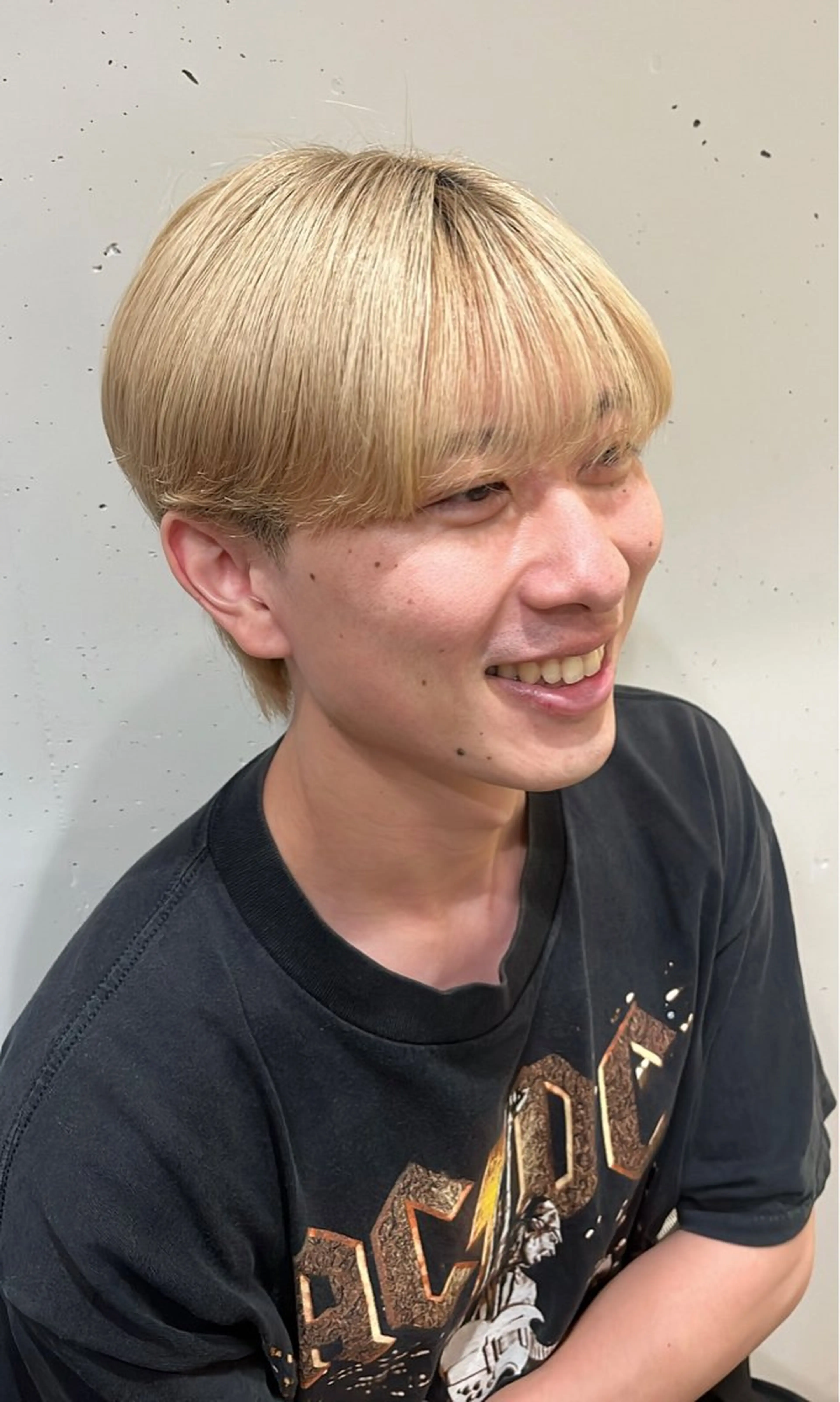 ショート カラー メンズ マッシュ シースルーマッシュ 刈り上げ Fiato Komaのマツエク・マツパデザイン