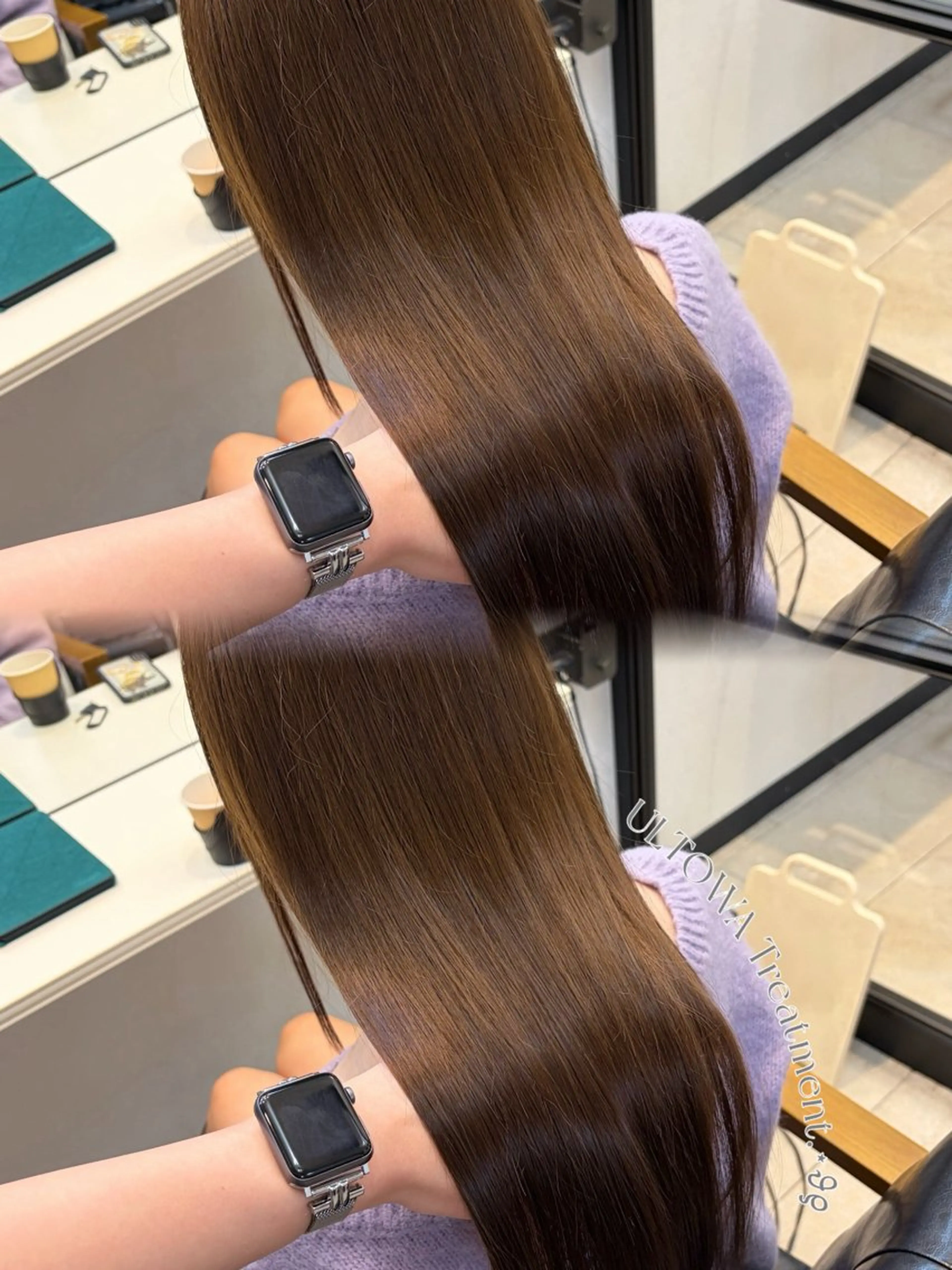 ロング カット トリートメント 井上 真子のヘアスタイル