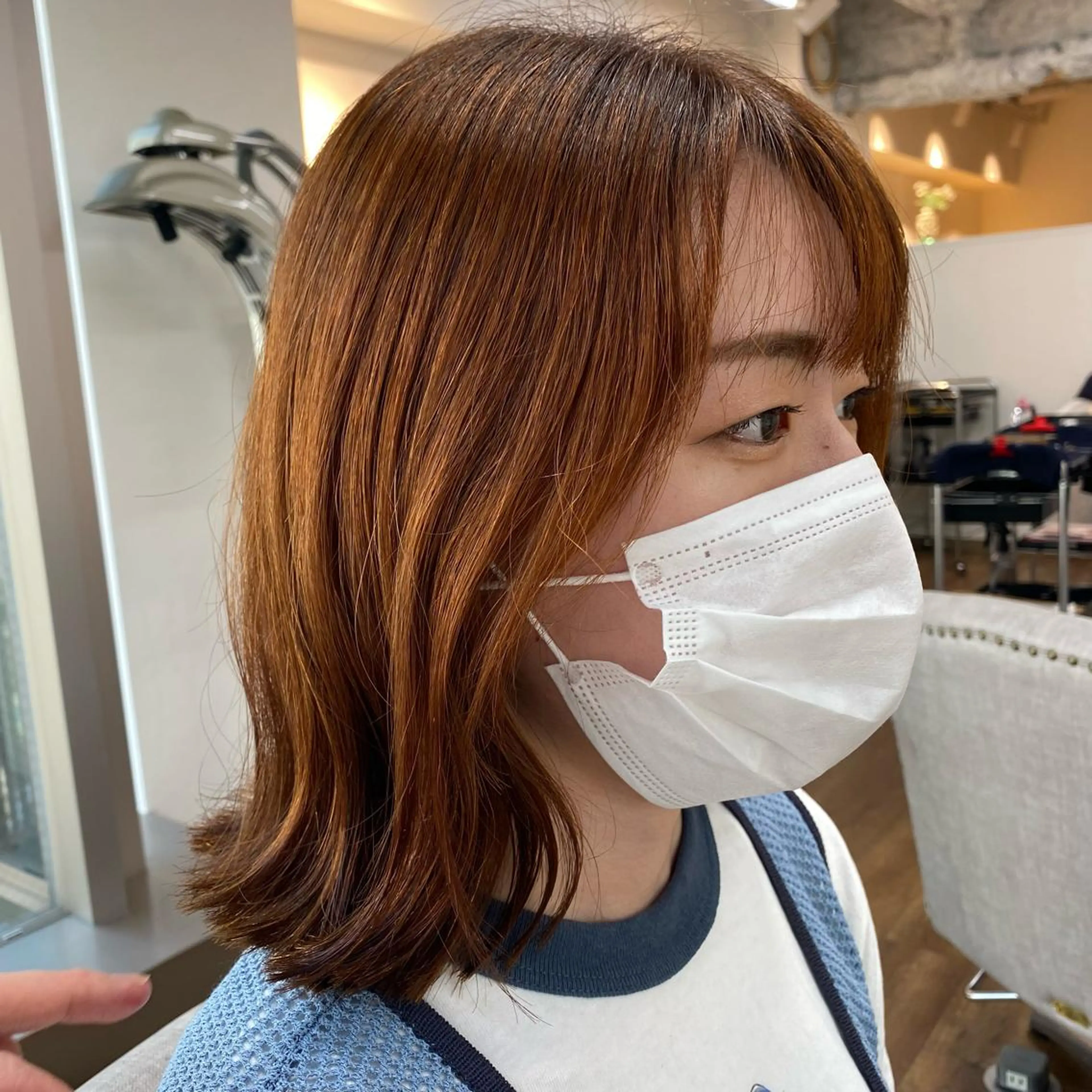 ショート カラー 大場 優のヘアスタイル
