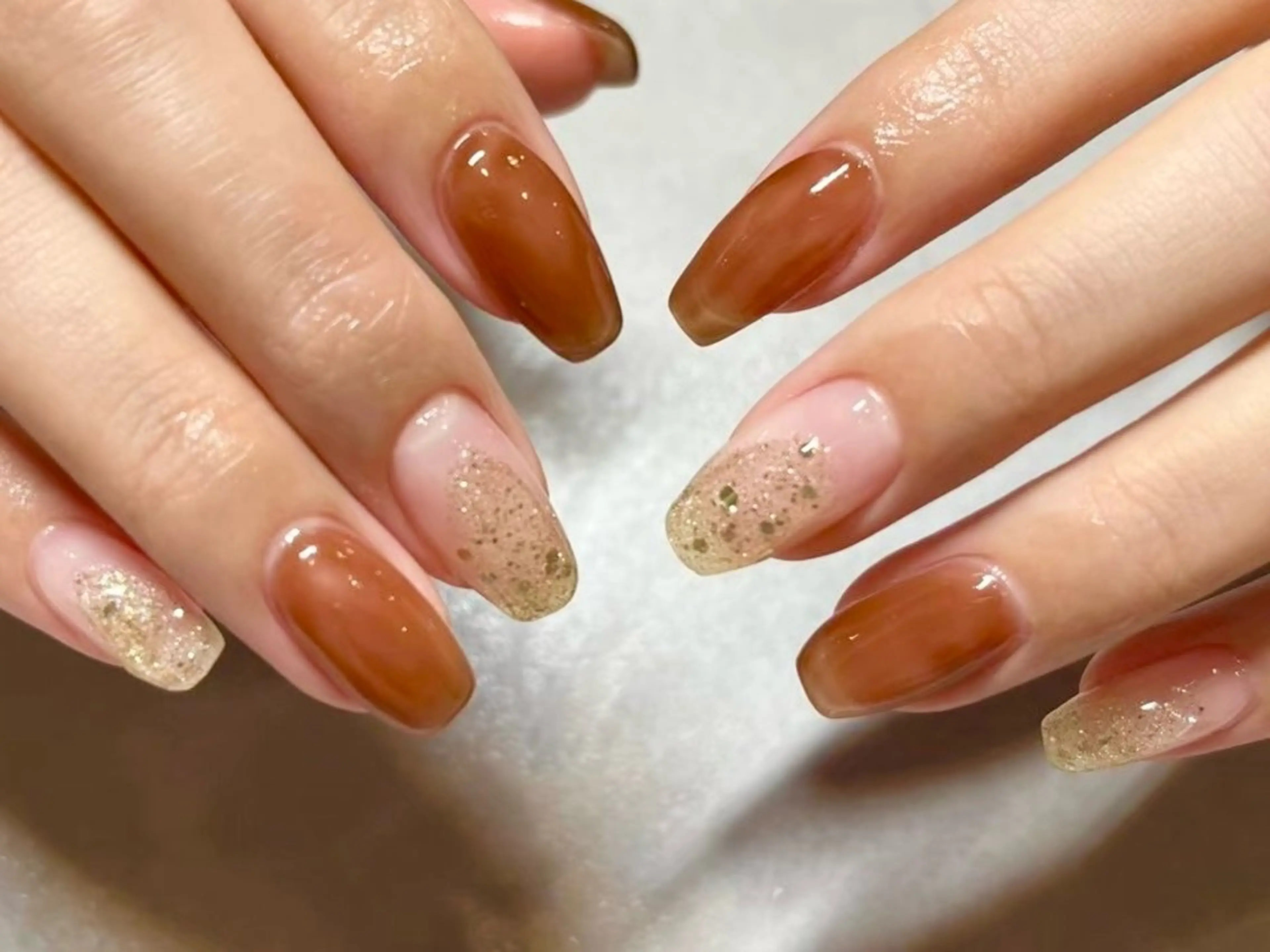 【12月限定𓈒⋆⑅˚₊୨୧₊˚⑅⋆𓈒】Hand💅🏻定額designコース❄️🌟の写真