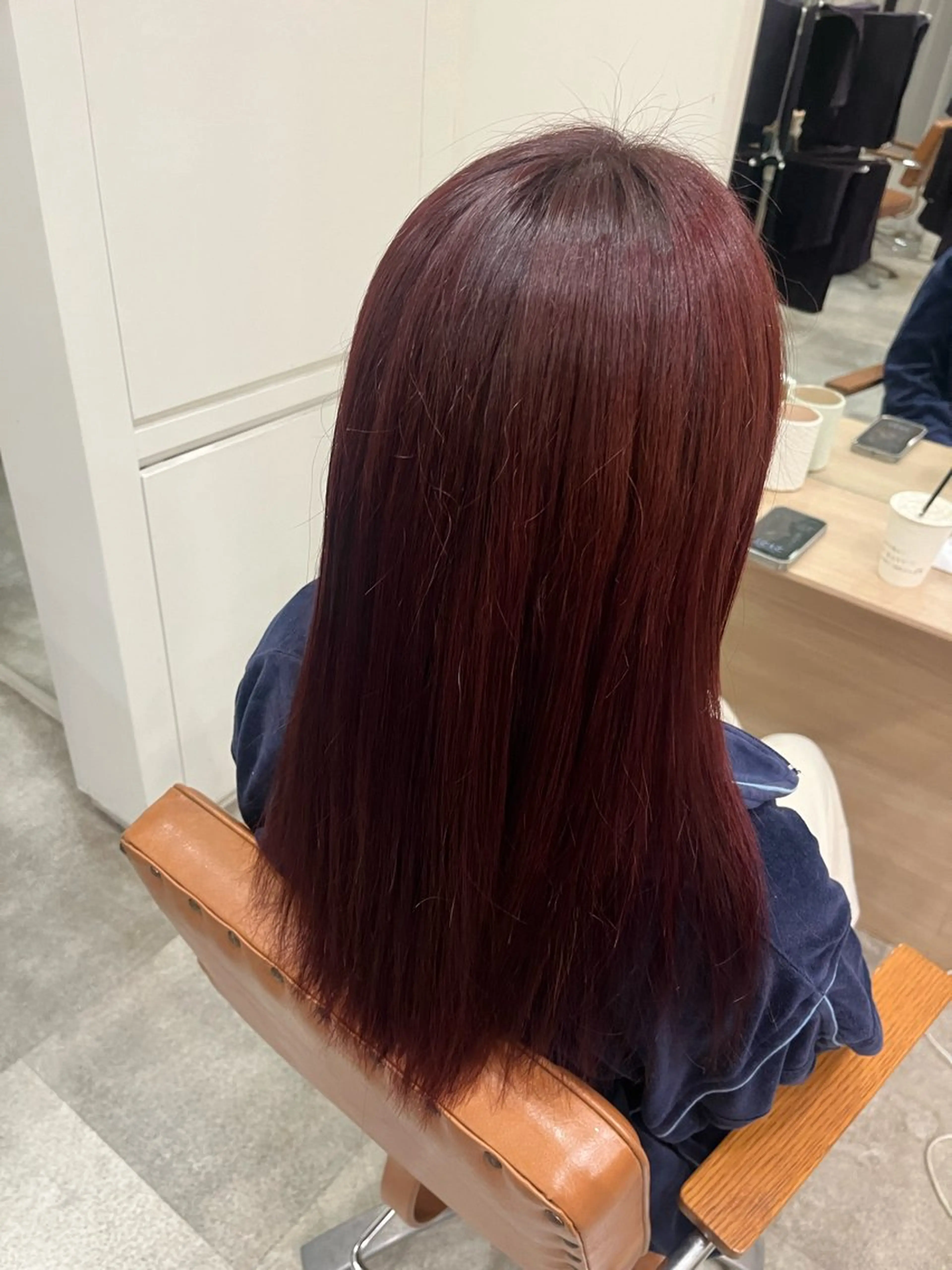 ミディアム ヘアカラー トリートメント カット/パーマ/カラ ー清本耕介のヘアスタイル