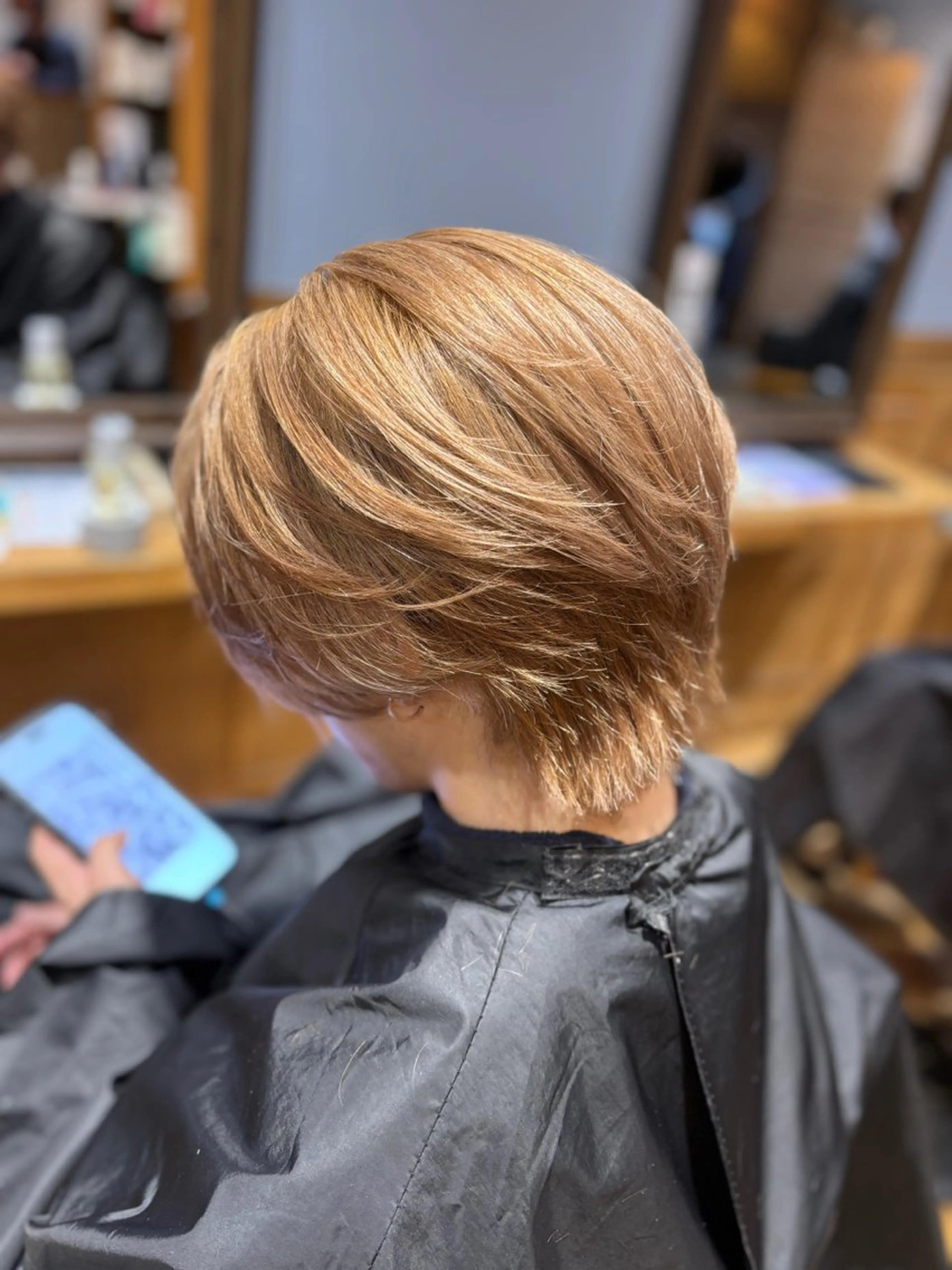 ショート カラー Rio/ハイトーン/ 髪質改善🫧のヘアスタイル