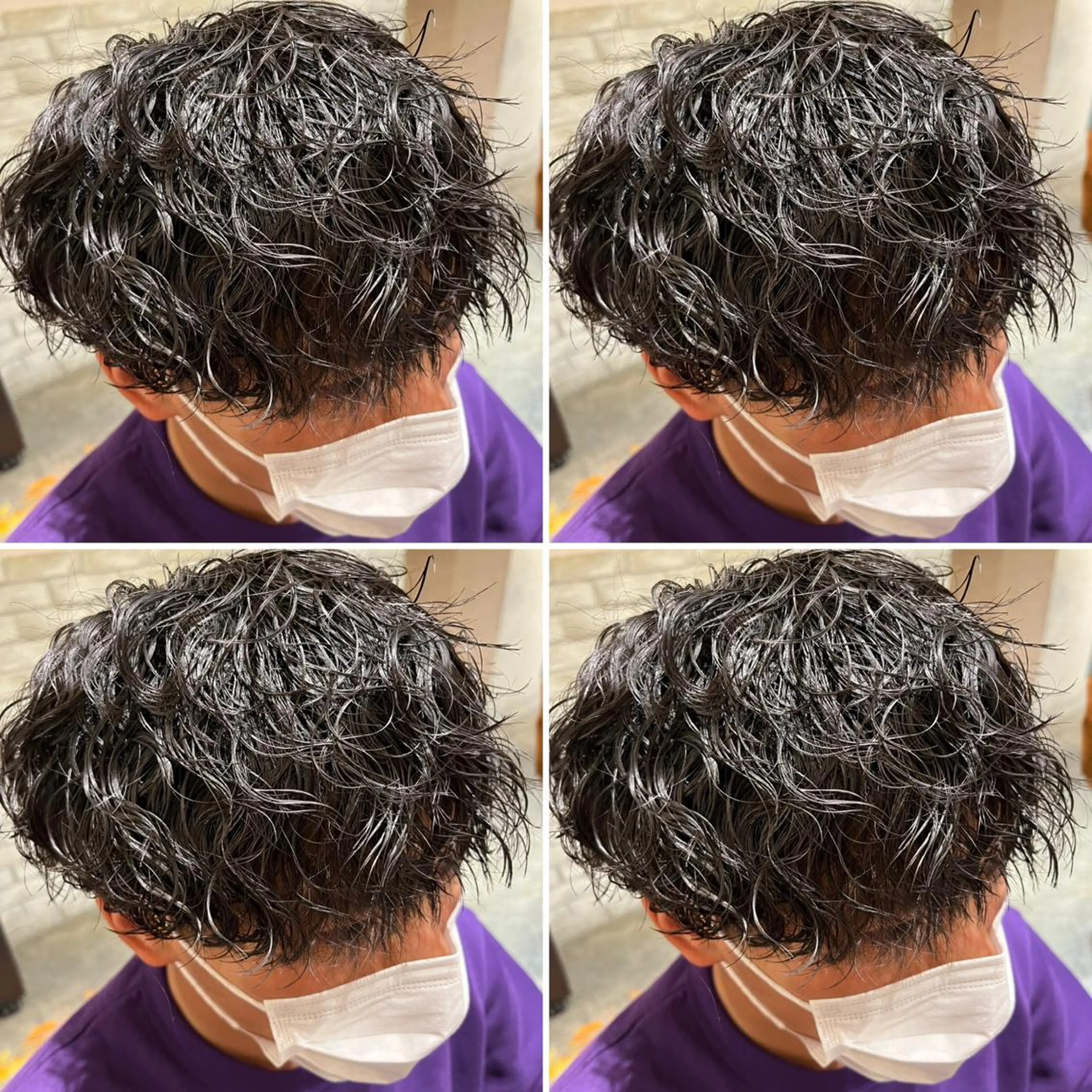 パーマ メンズ カット パーマ トリートメント ヘアセット 👑メンズパーマ特化 店長望月謙二郎👑のヘアスタイル