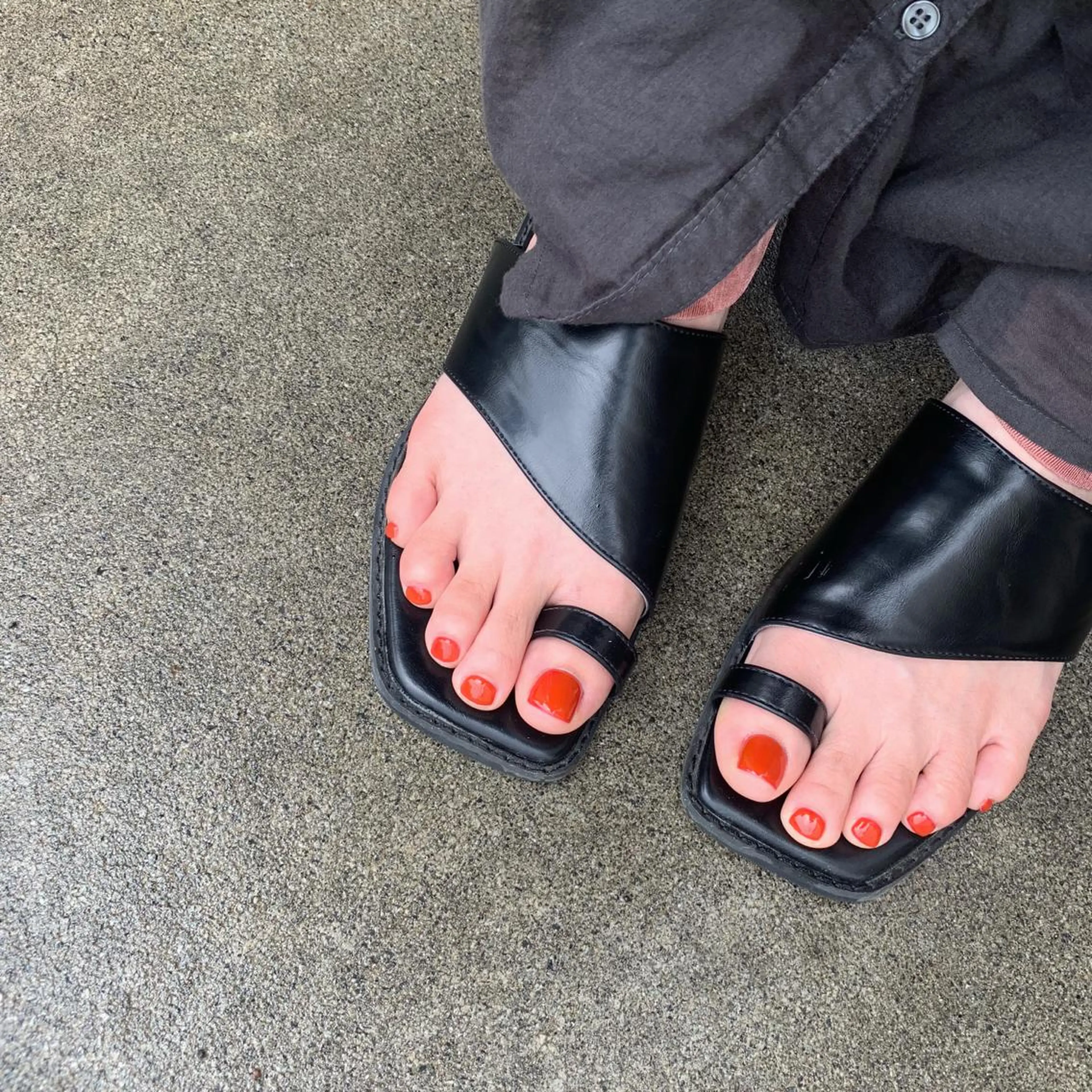 🌸フット ワンカラーの写真