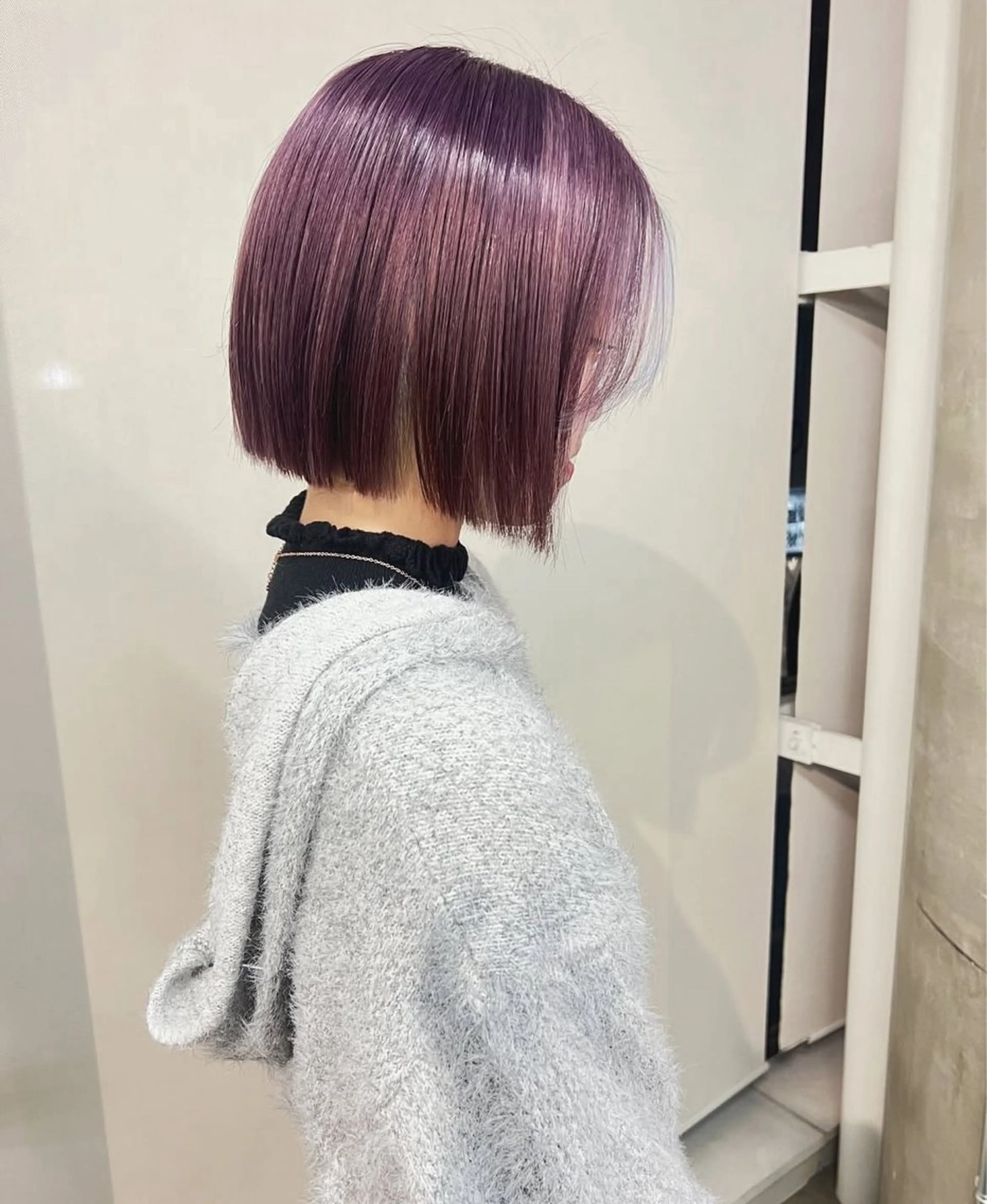 ミディアム カラー カット ヘアカラー 褒められヘア chamoのヘアスタイル