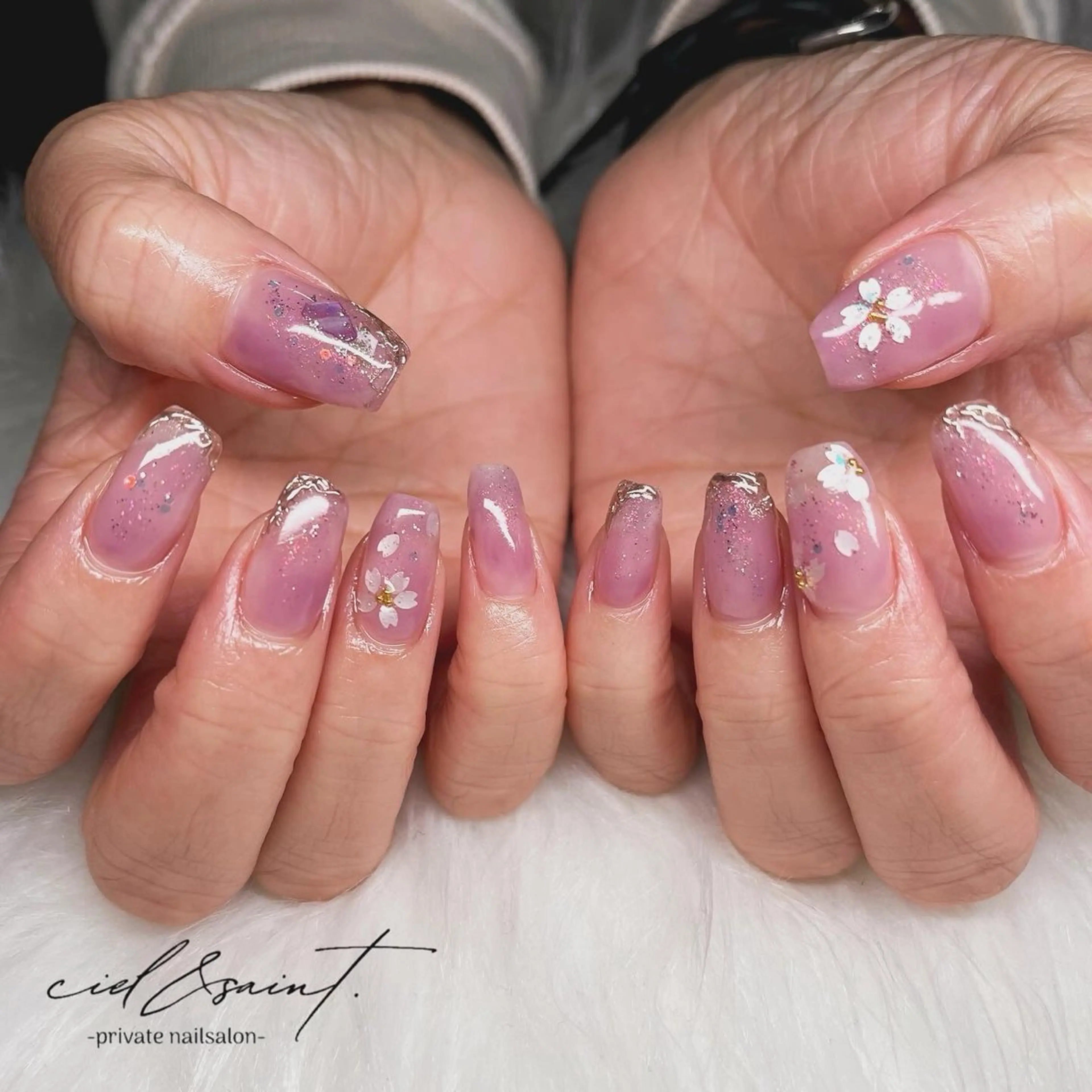 ネイル アートネイル nail salon ciel&saintのネイルデザイン