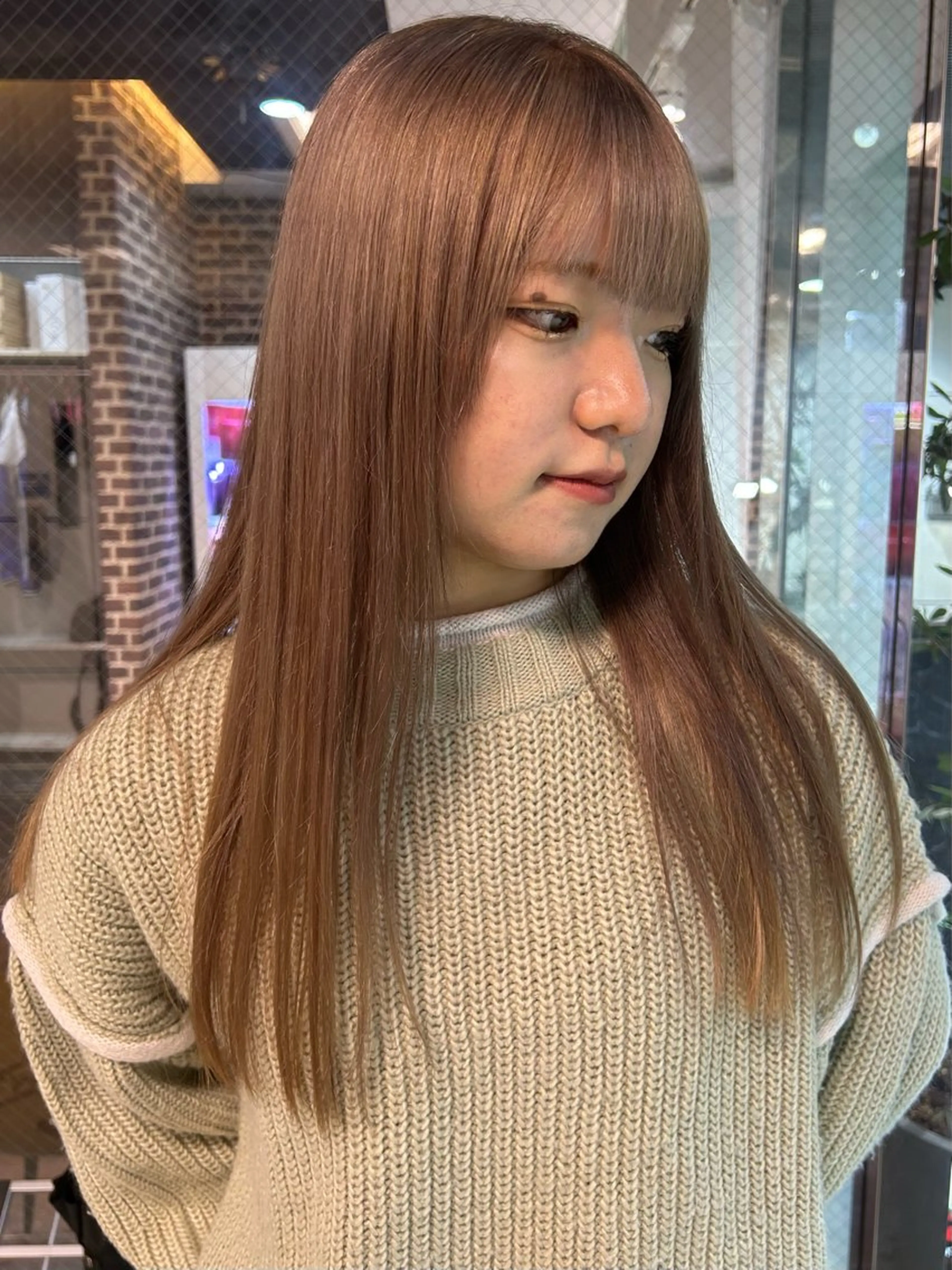 ロング 韓国風カラー 学生 髪質改善 韓国風ヘア トリートメント メンズスタイル Hitomi🐶のヘアスタイル