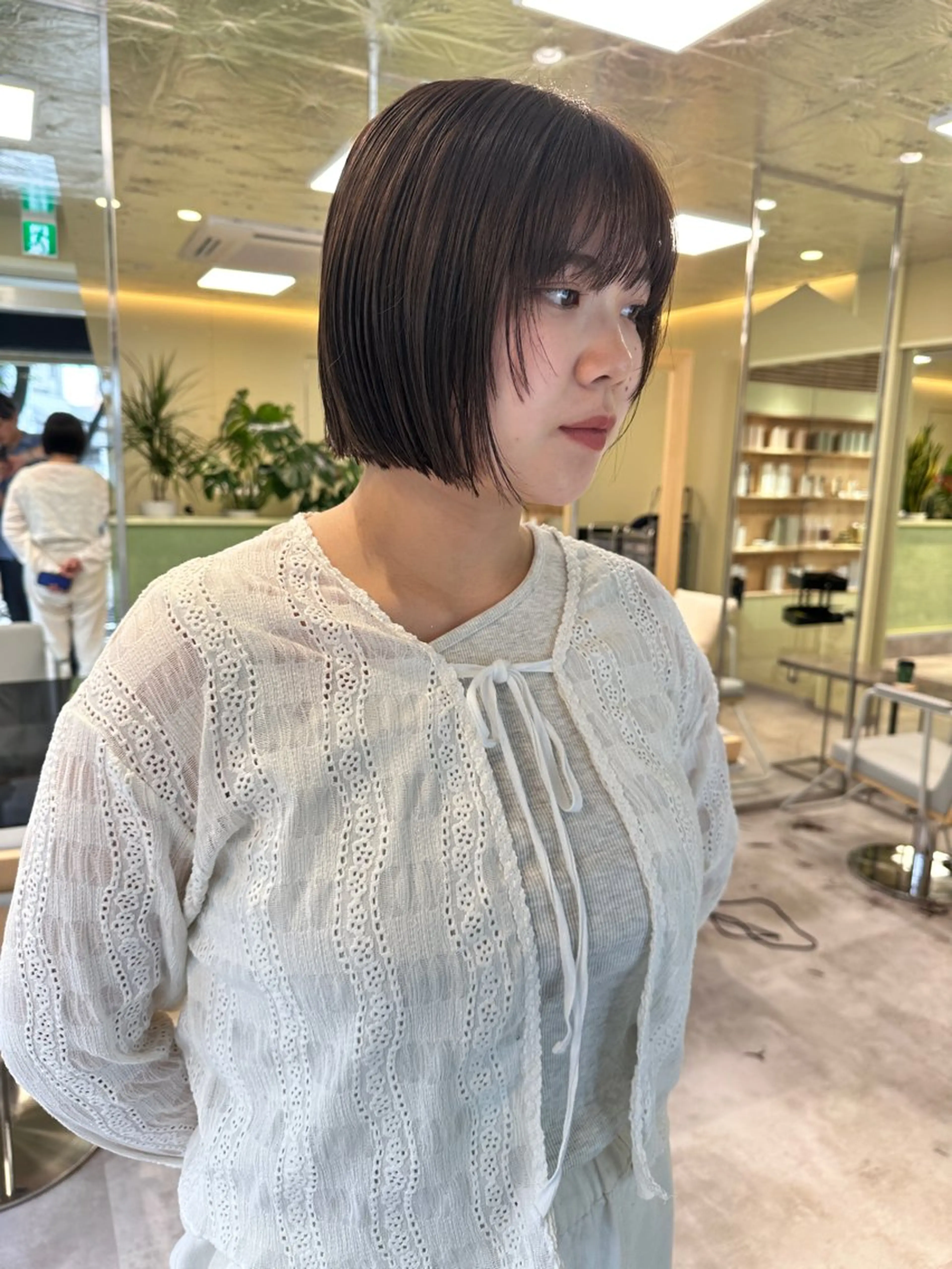 ショート ボブ/ぱつっとボブ/ 谷口 海星のヘアスタイル