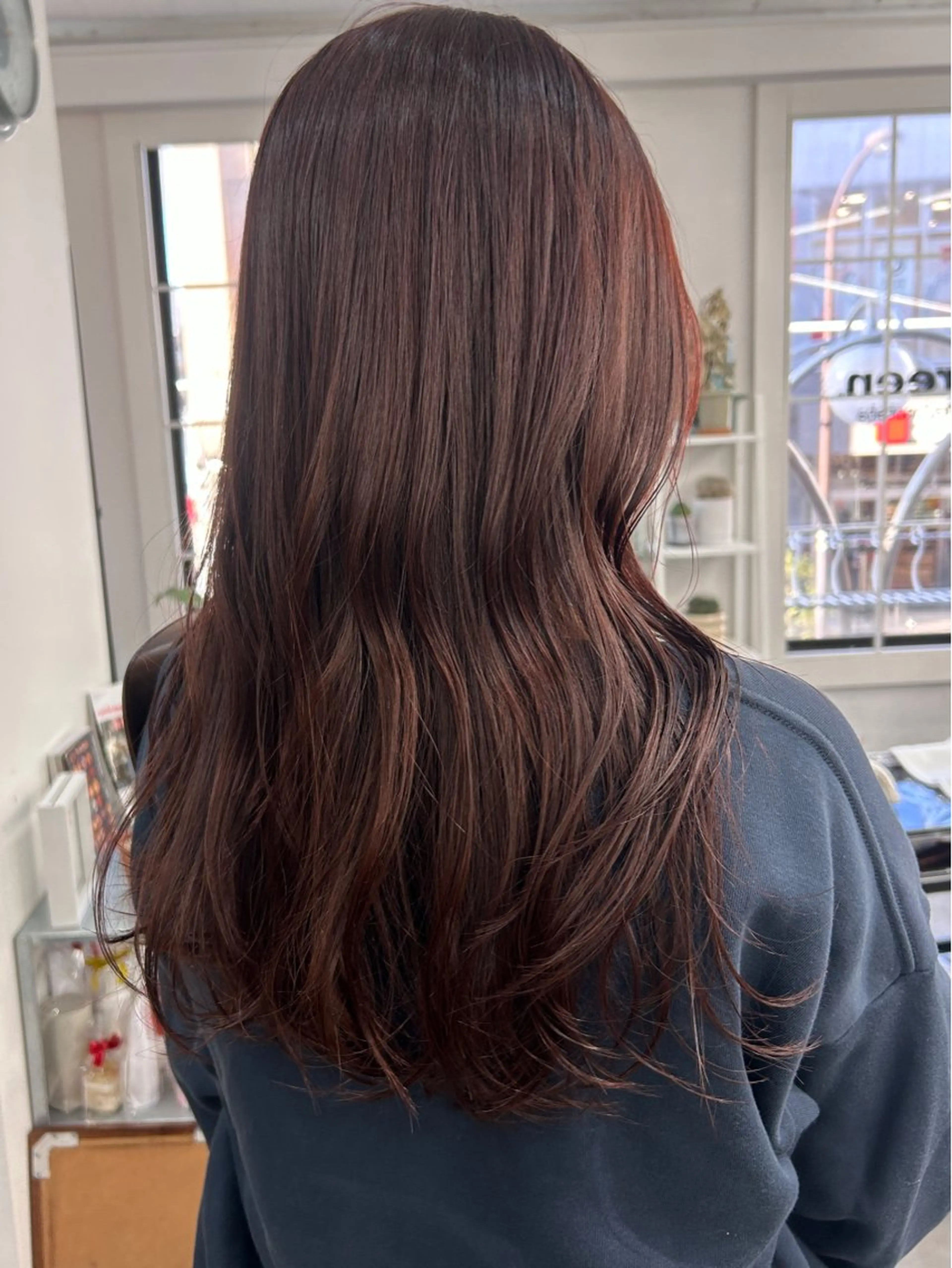 ロング カラー カット ヘアカラー トリートメント レイヤーボブ/ 艶カラー/サナ🌼のヘアスタイル