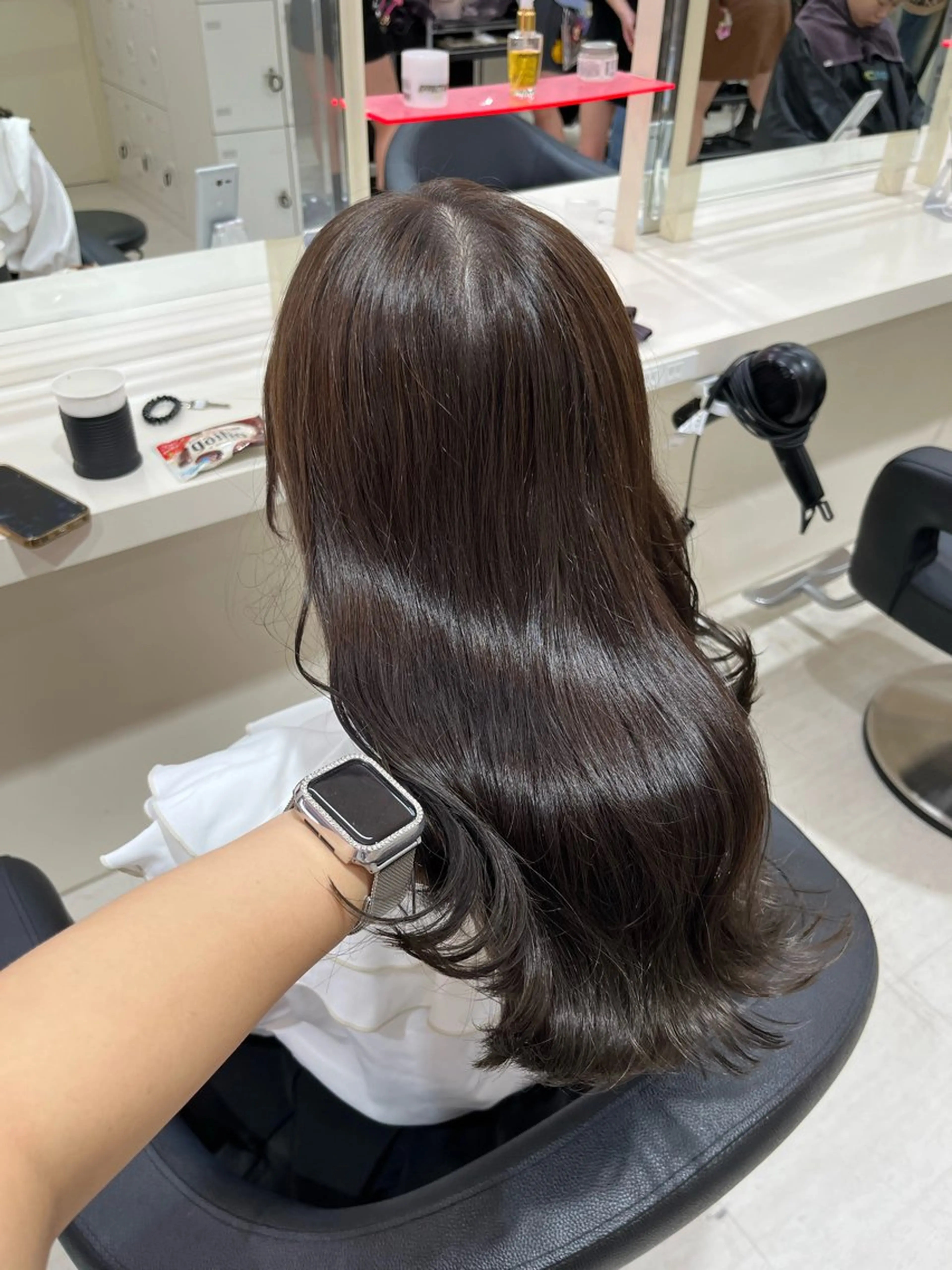 ロング カラー カット ヘアカラー 💟RINNA 艶カラー💟のヘアスタイル