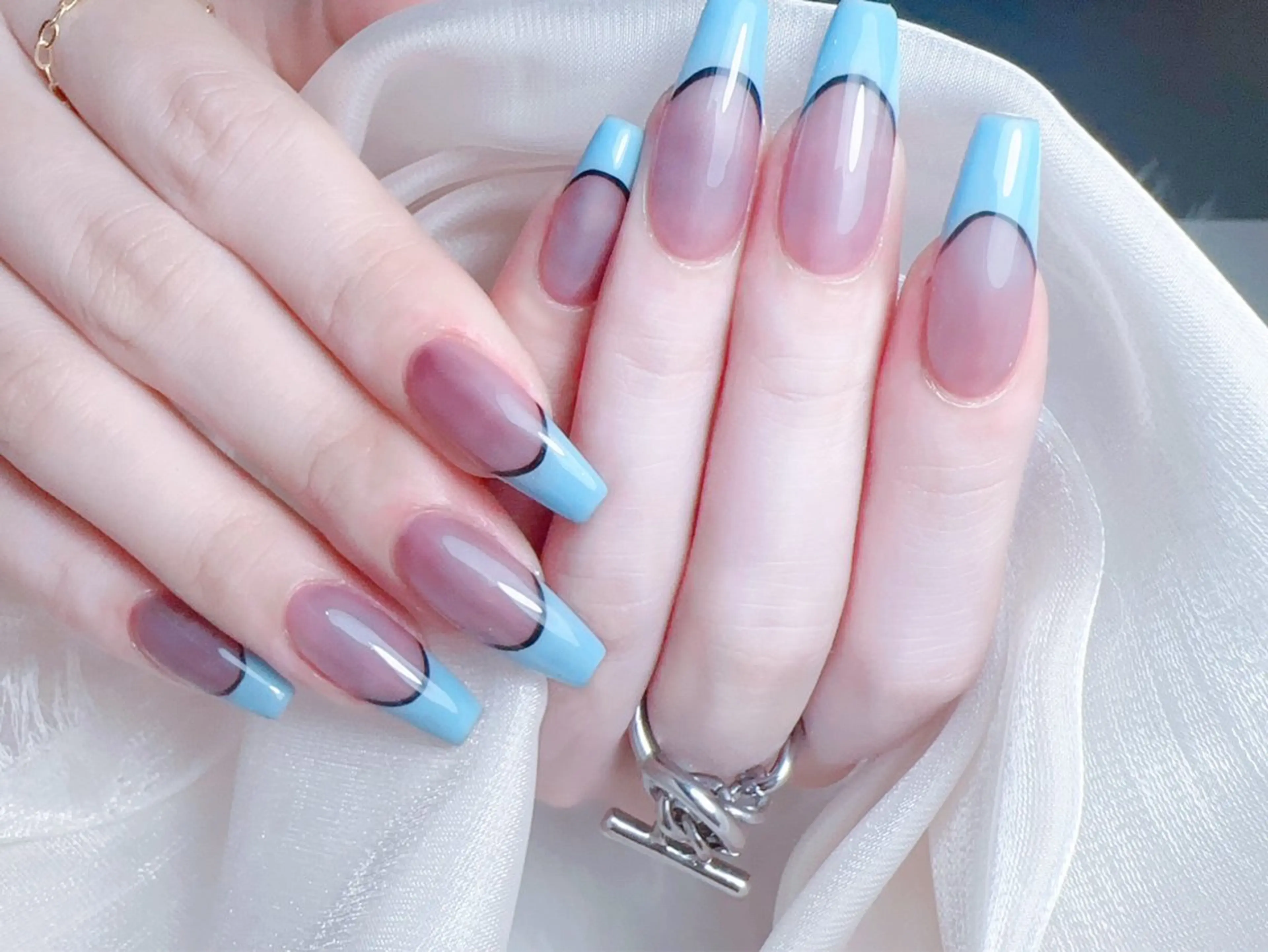 ネイル ハンドネイル M🌷nail 長さだし専門店のネイルデザイン